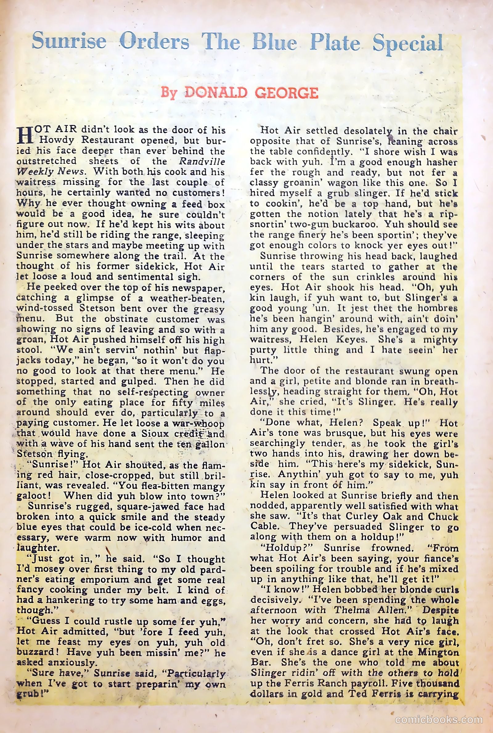 Billy the Kid Adventure Magazine #9 — page 27 of 36