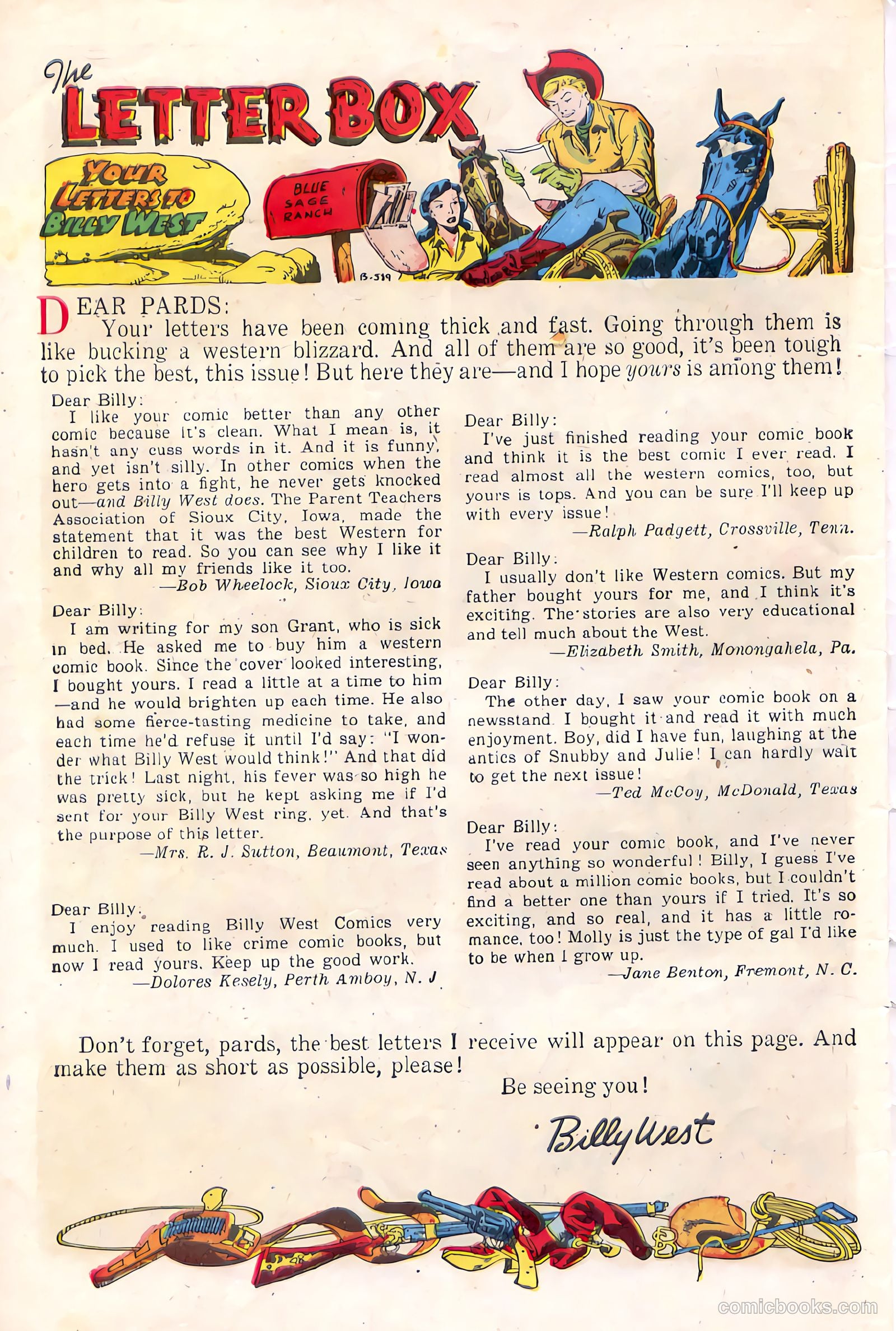 Billy West #3 — page 34 of 36