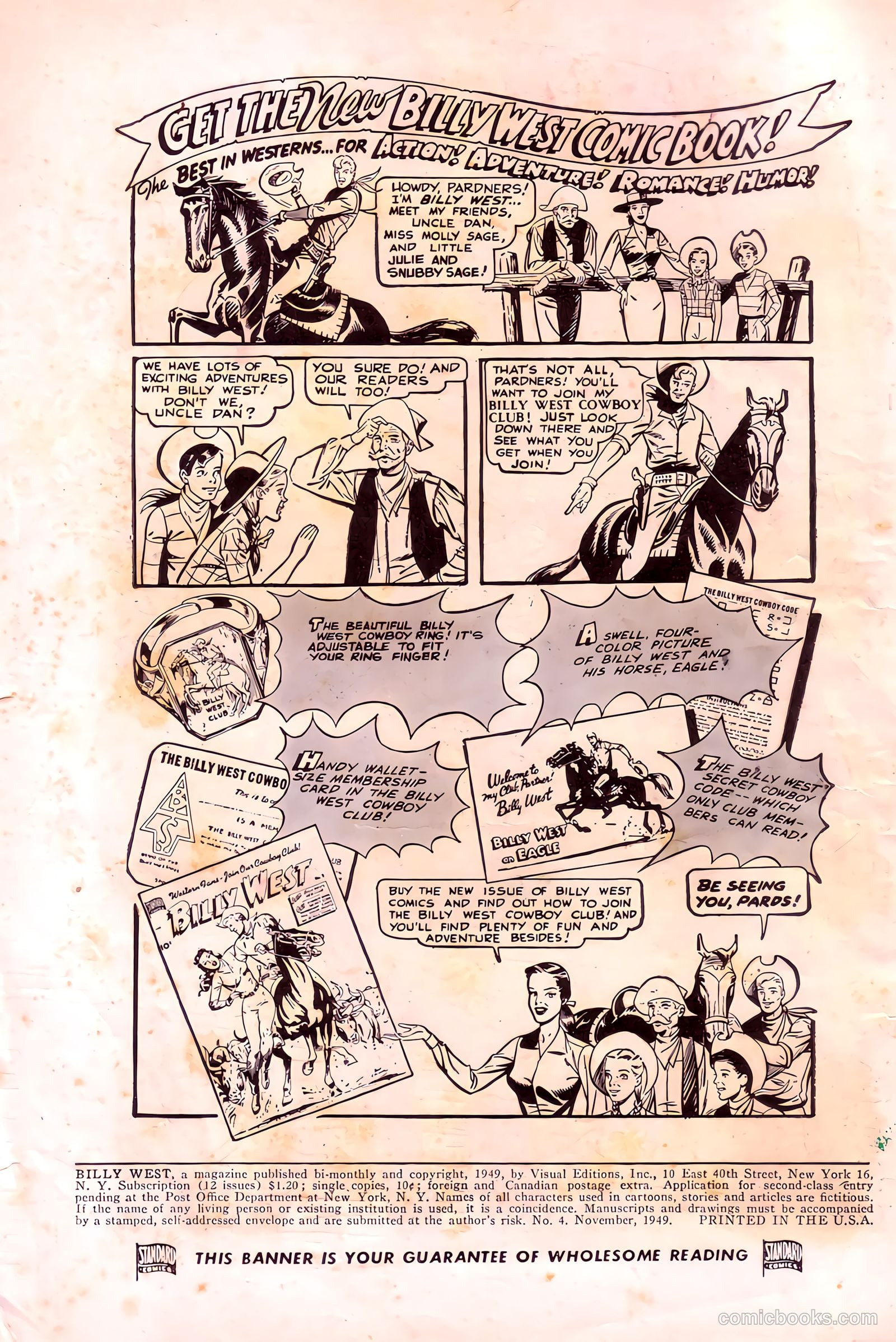 Billy West #4 — page 2 of 36