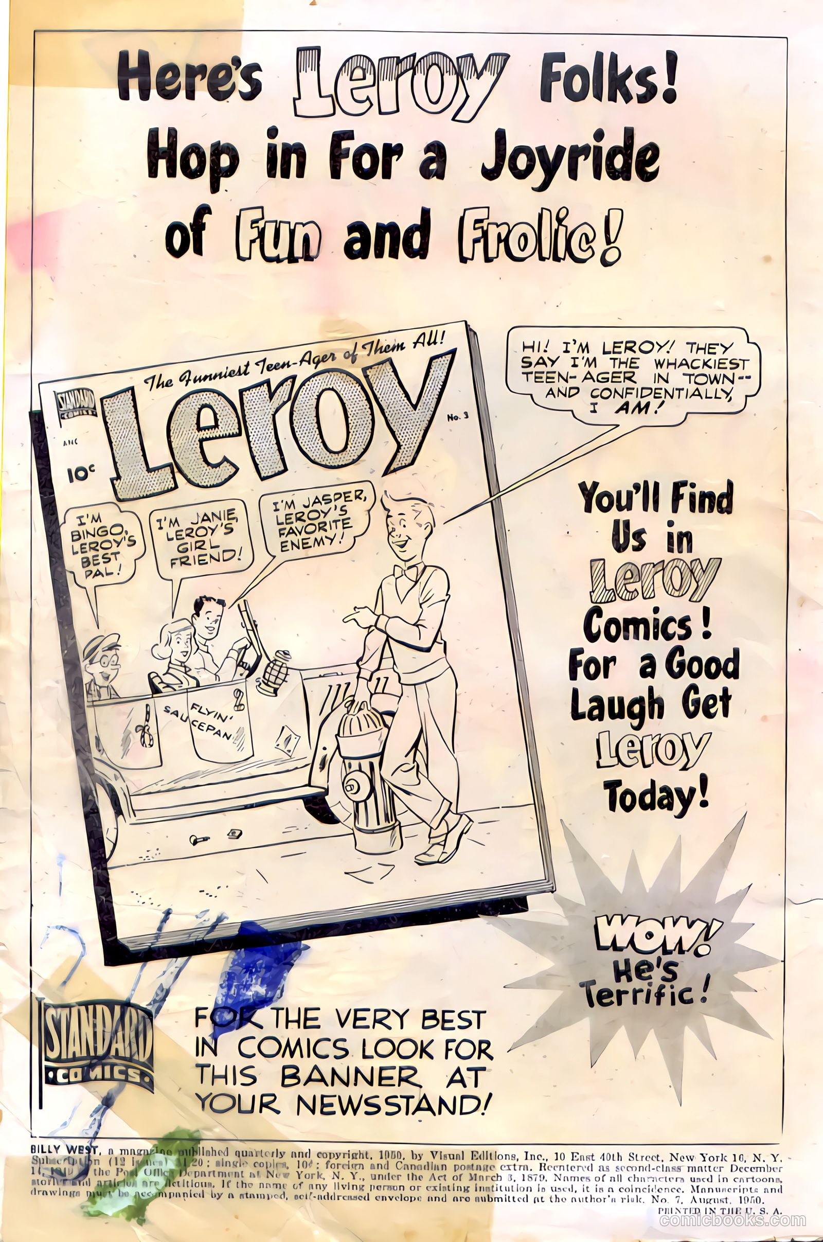 Billy West #7 — page 2 of 36