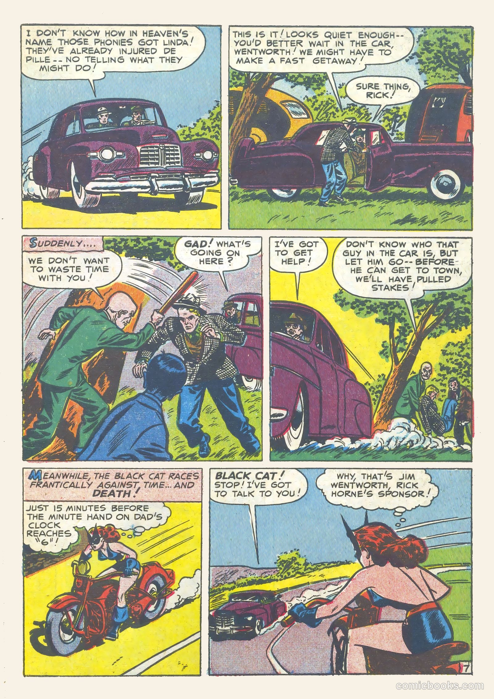 Black Cat Comics #6 — page 9 of 52