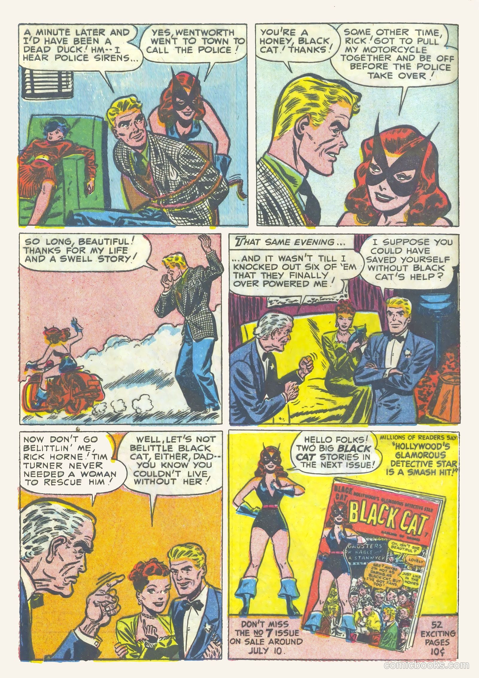 Black Cat Comics #6 — page 12 of 52