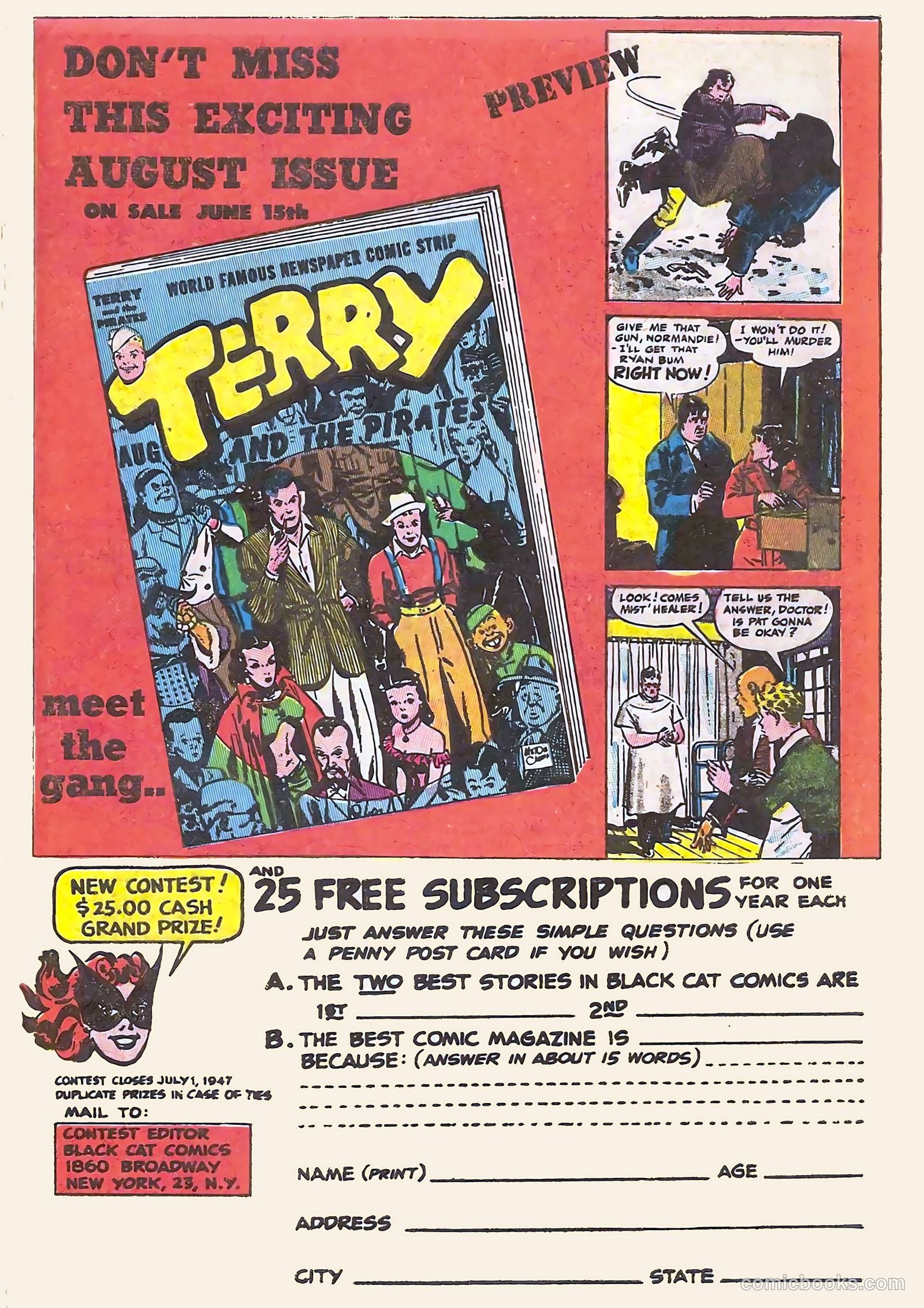Black Cat Comics #6 — page 49 of 52