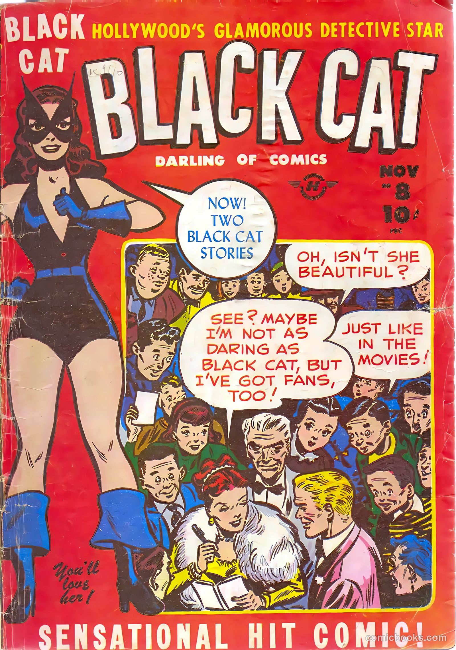 Black Cat Comics #8 — page 1 of 52