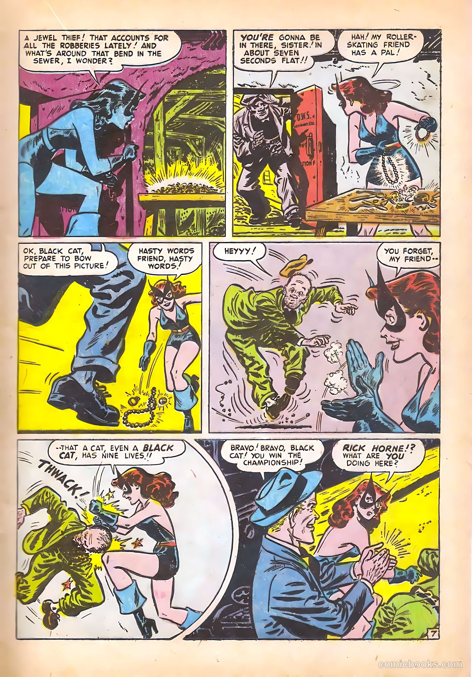 Black Cat Comics #8 — page 19 of 52