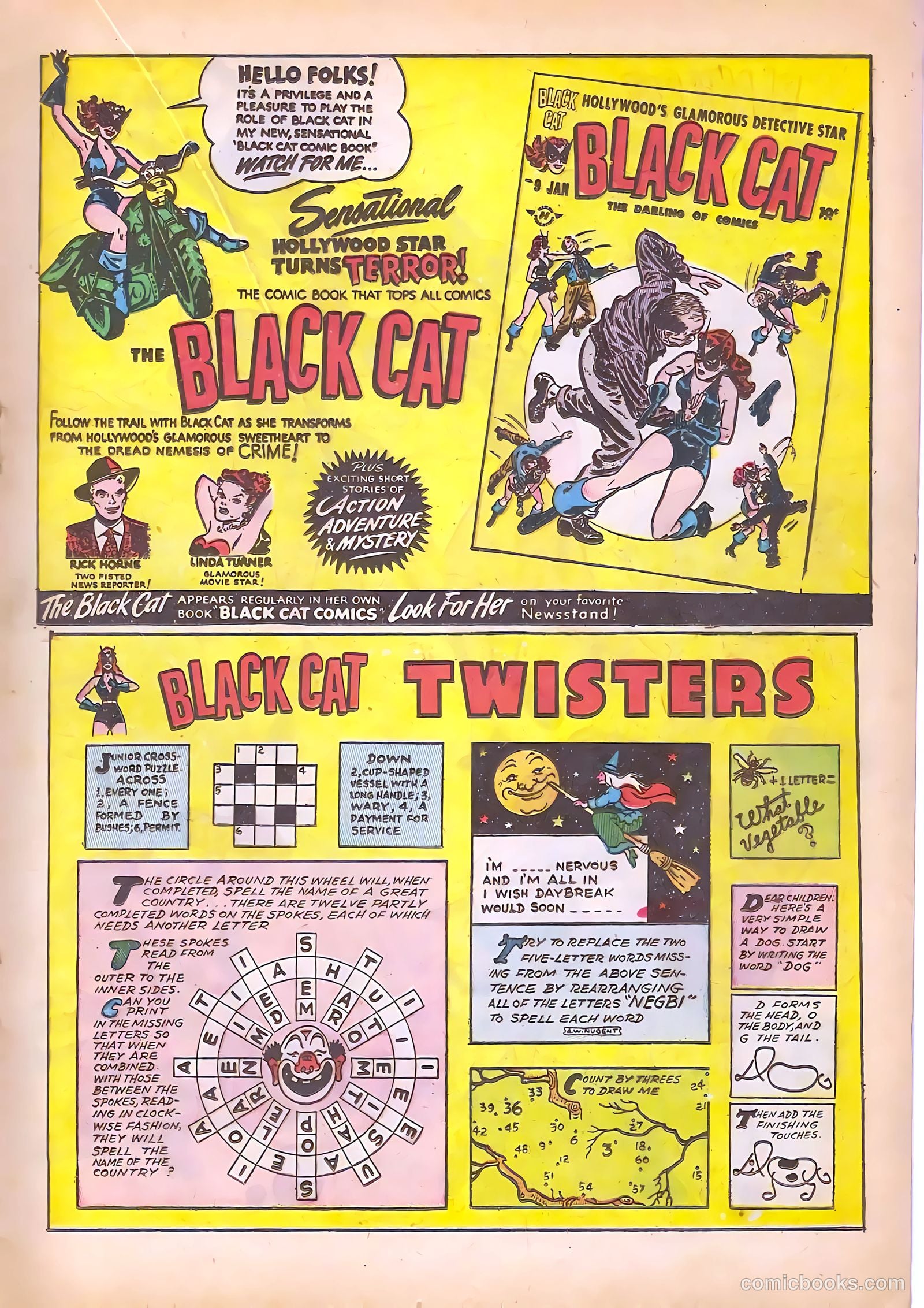 Black Cat Comics #8 — page 23 of 52