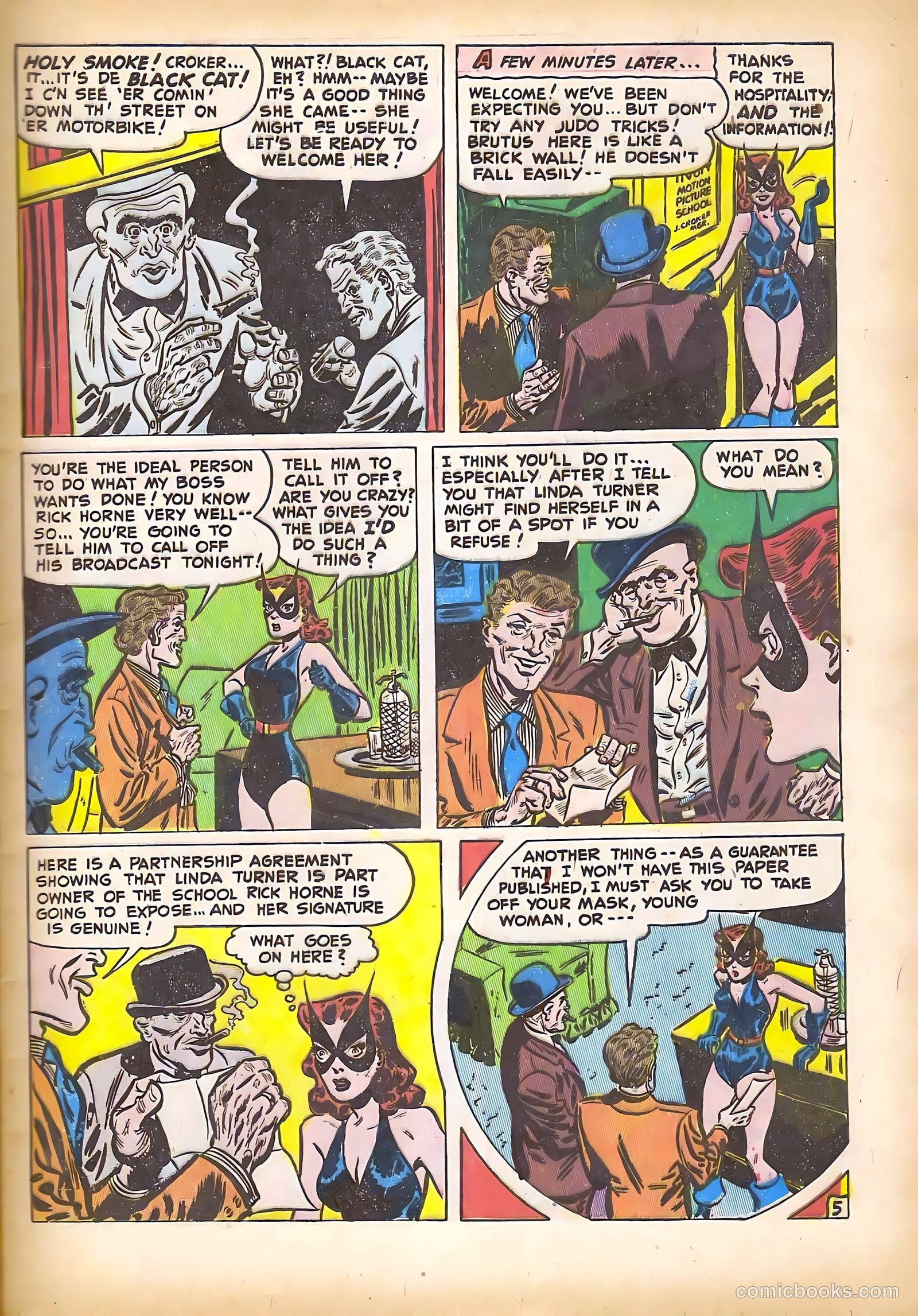Black Cat Comics #9 — page 7 of 52