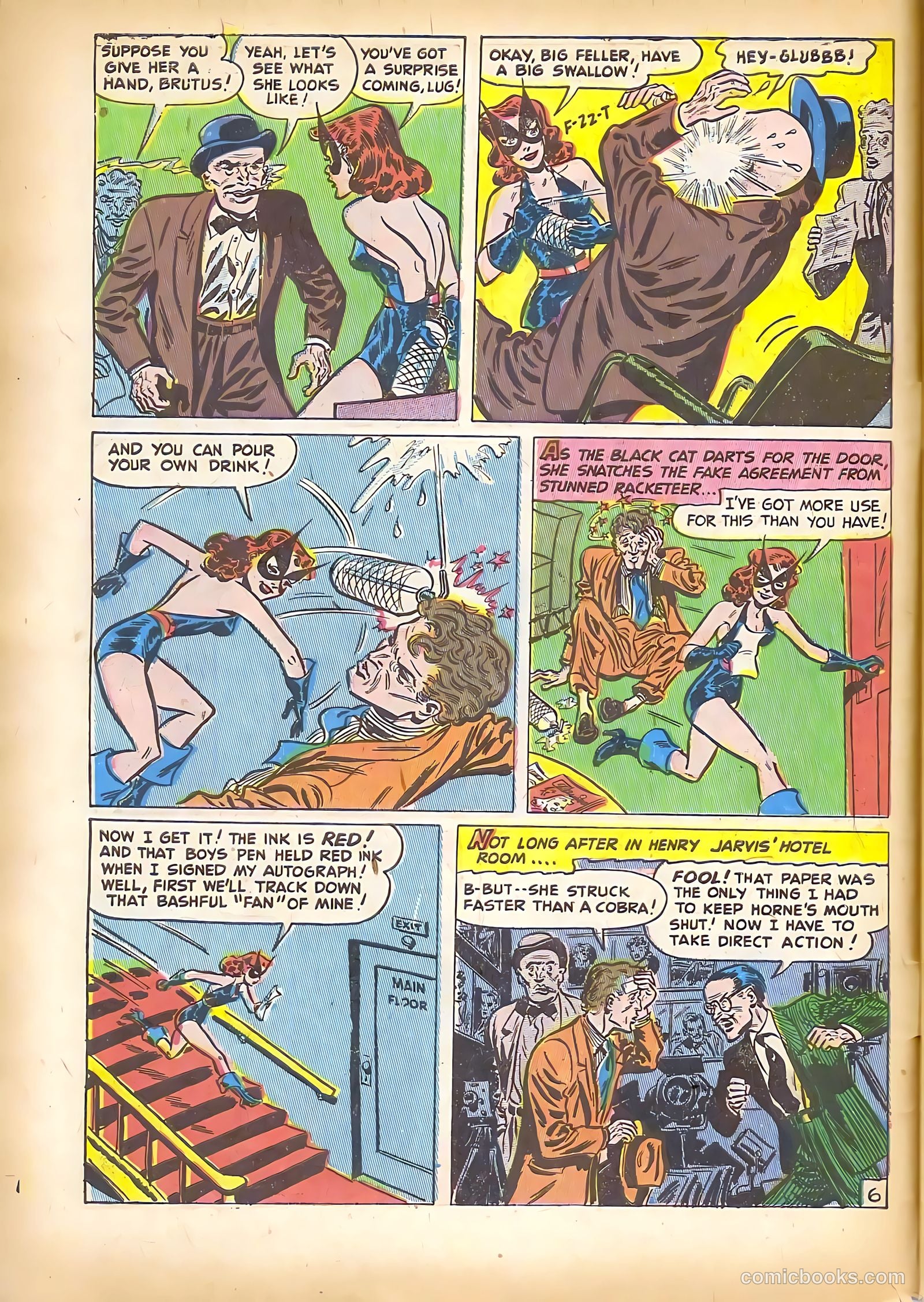 Black Cat Comics #9 — page 8 of 52