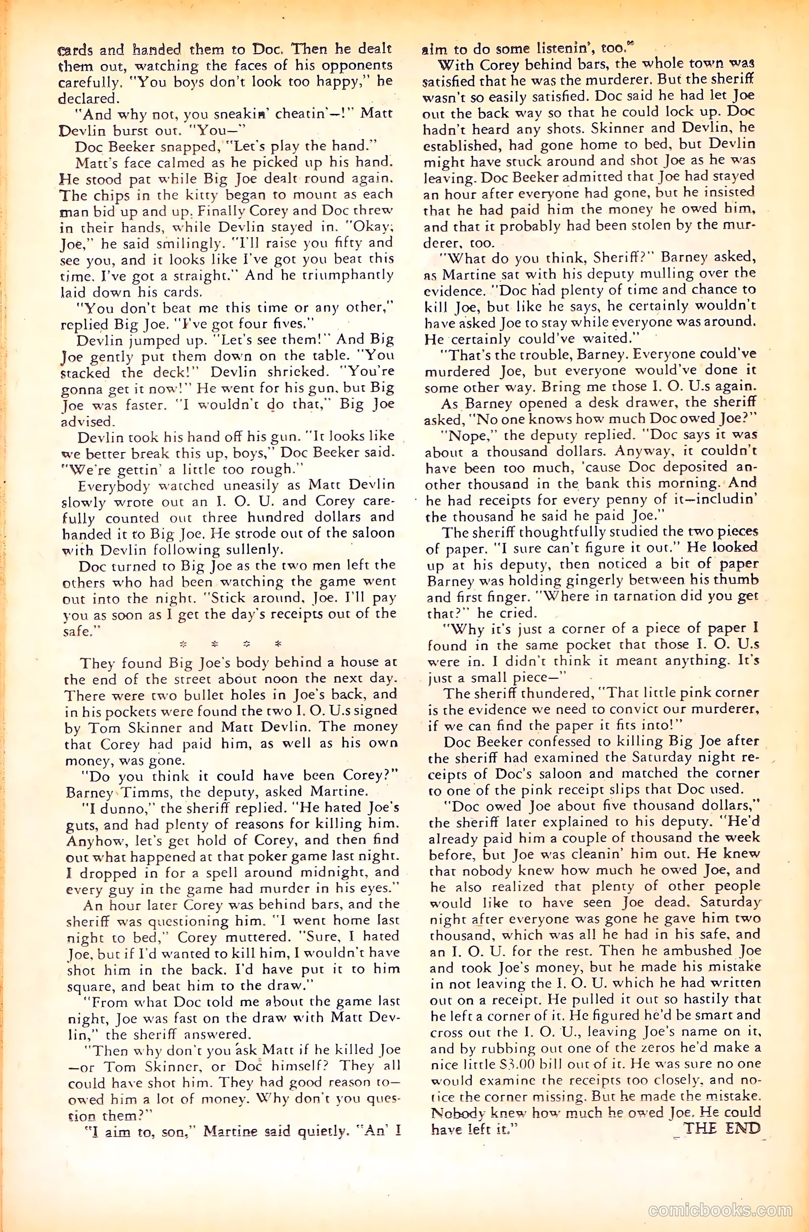 Black Diamond Western #15 — page 38 of 52