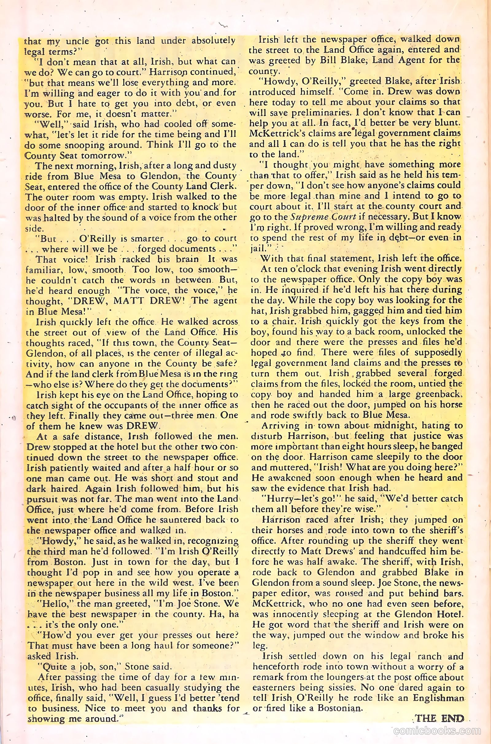 Black Diamond Western #21 — page 34 of 52