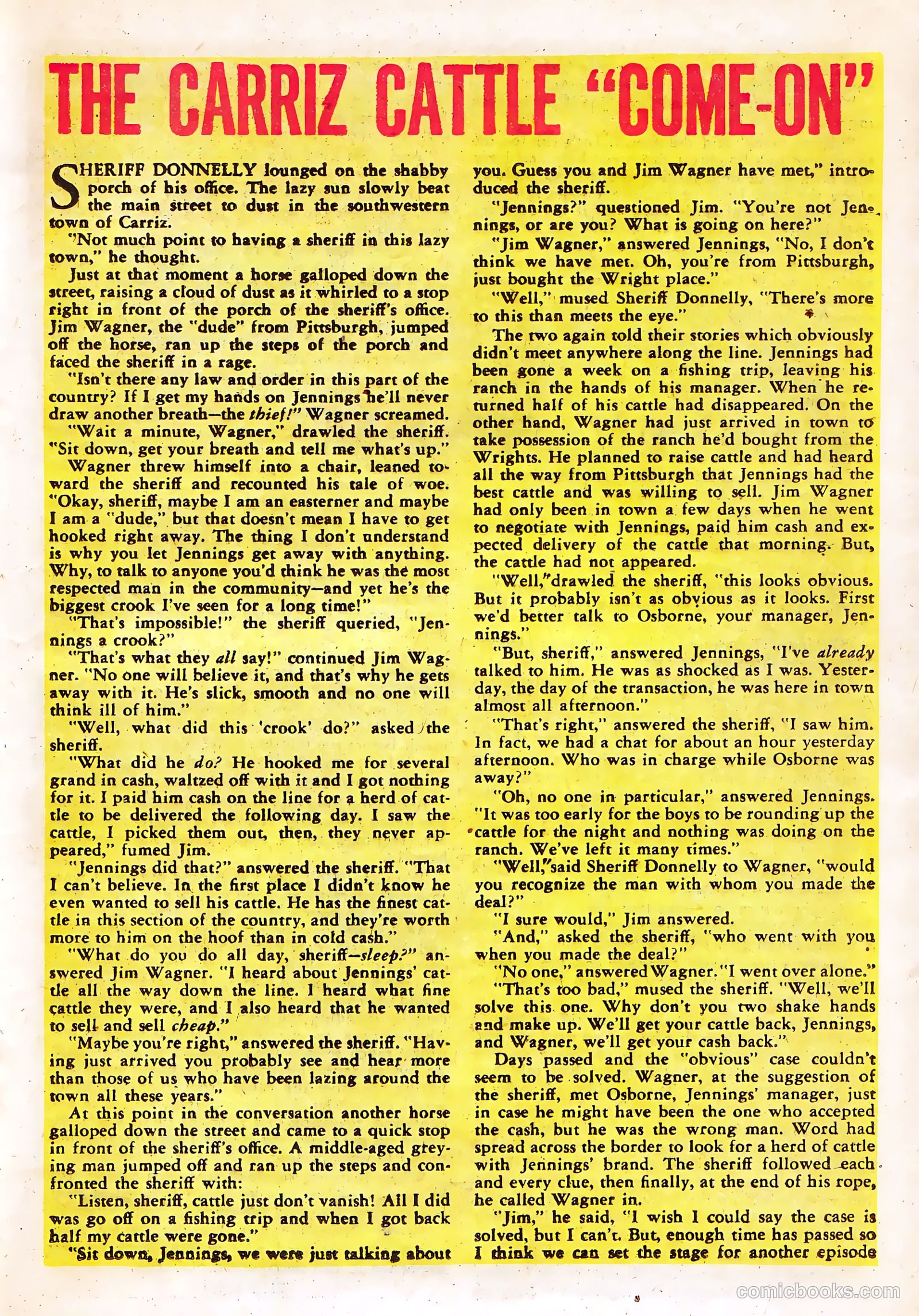 Black Diamond Western #23 — page 27 of 52