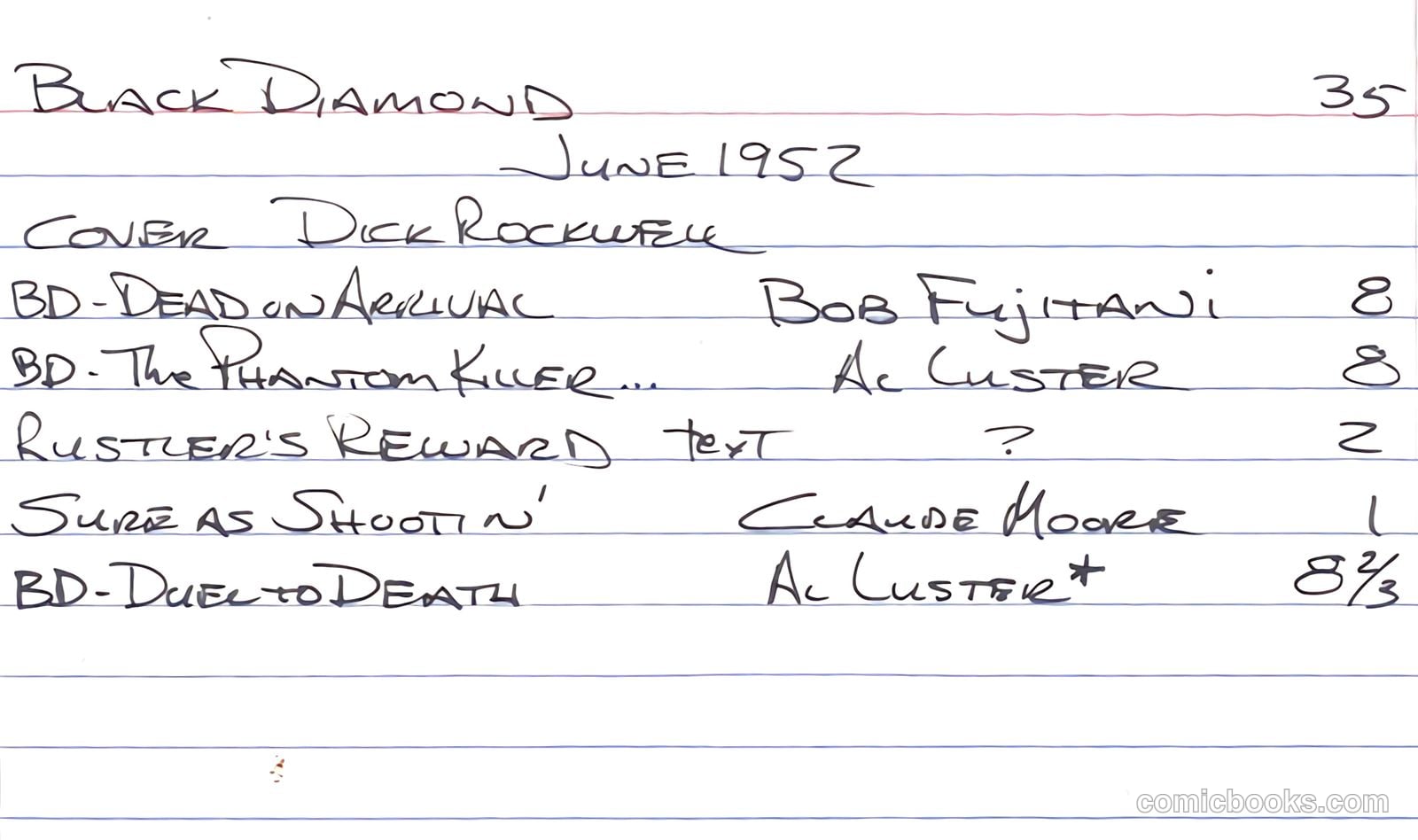 Black Diamond Western #35 — page 37 of 37