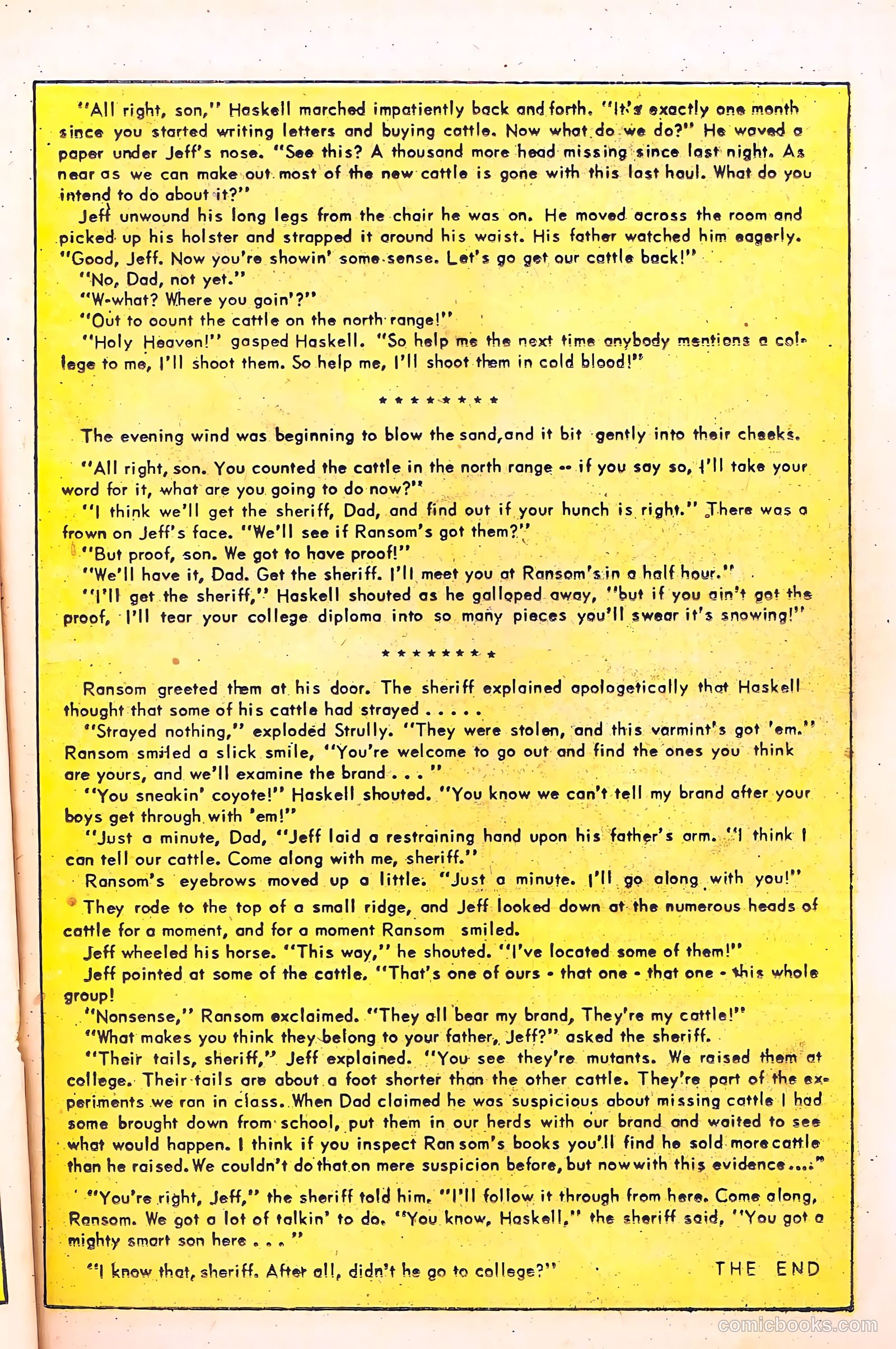 Black Diamond Western #50 — page 21 of 36