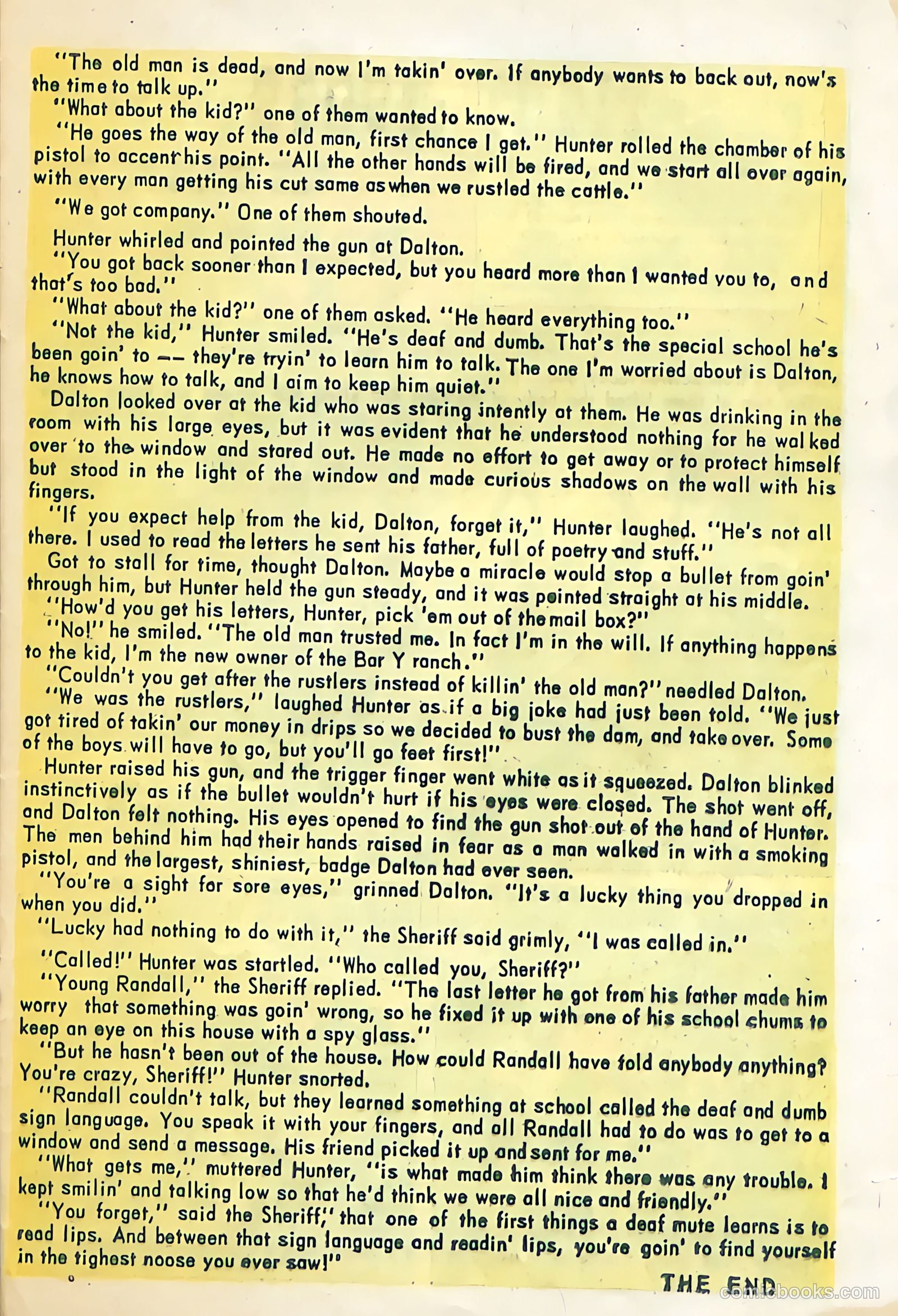 Black Diamond Western #52 — page 23 of 36