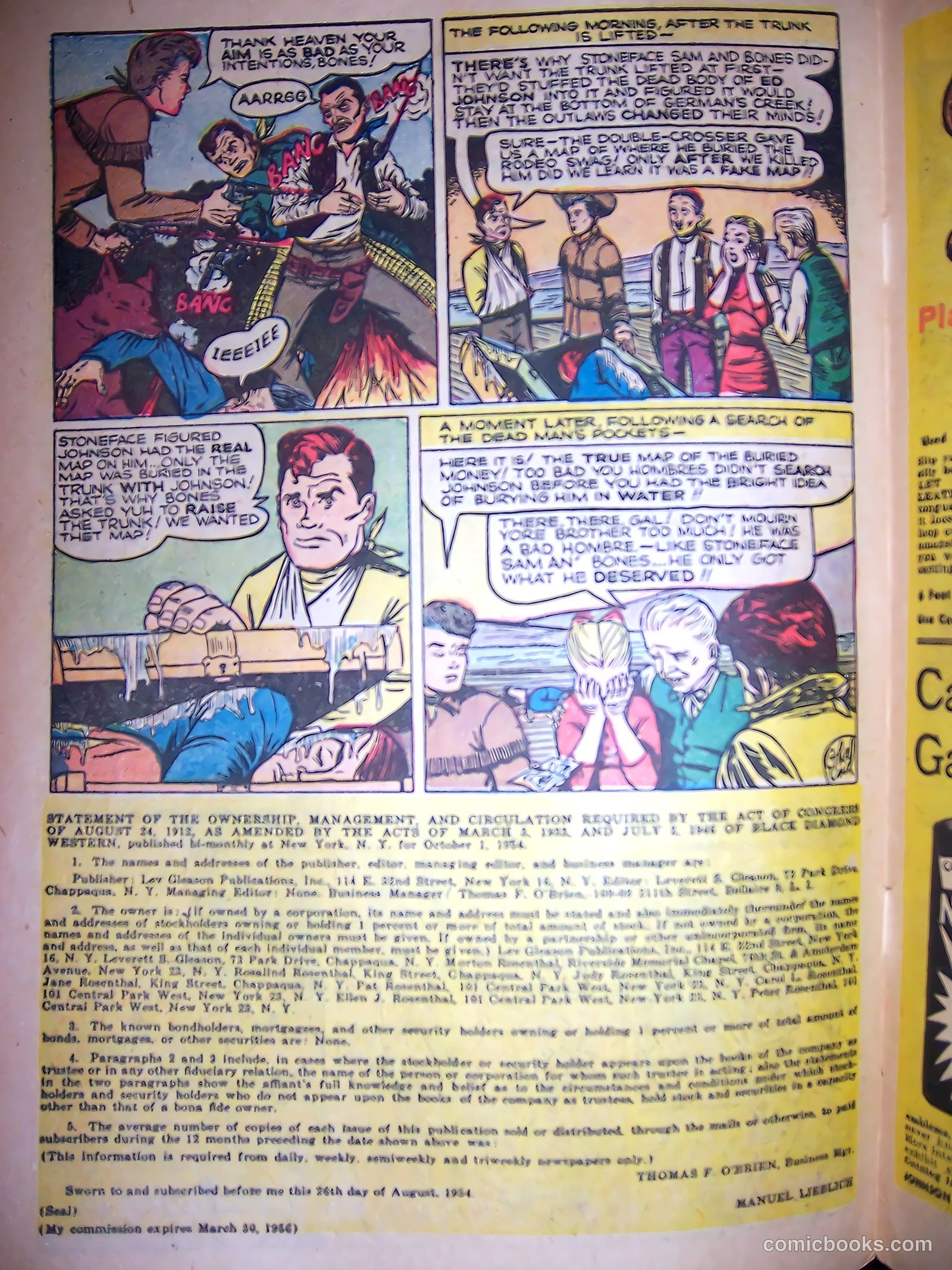 Black Diamond Western #54 — page 32 of 36