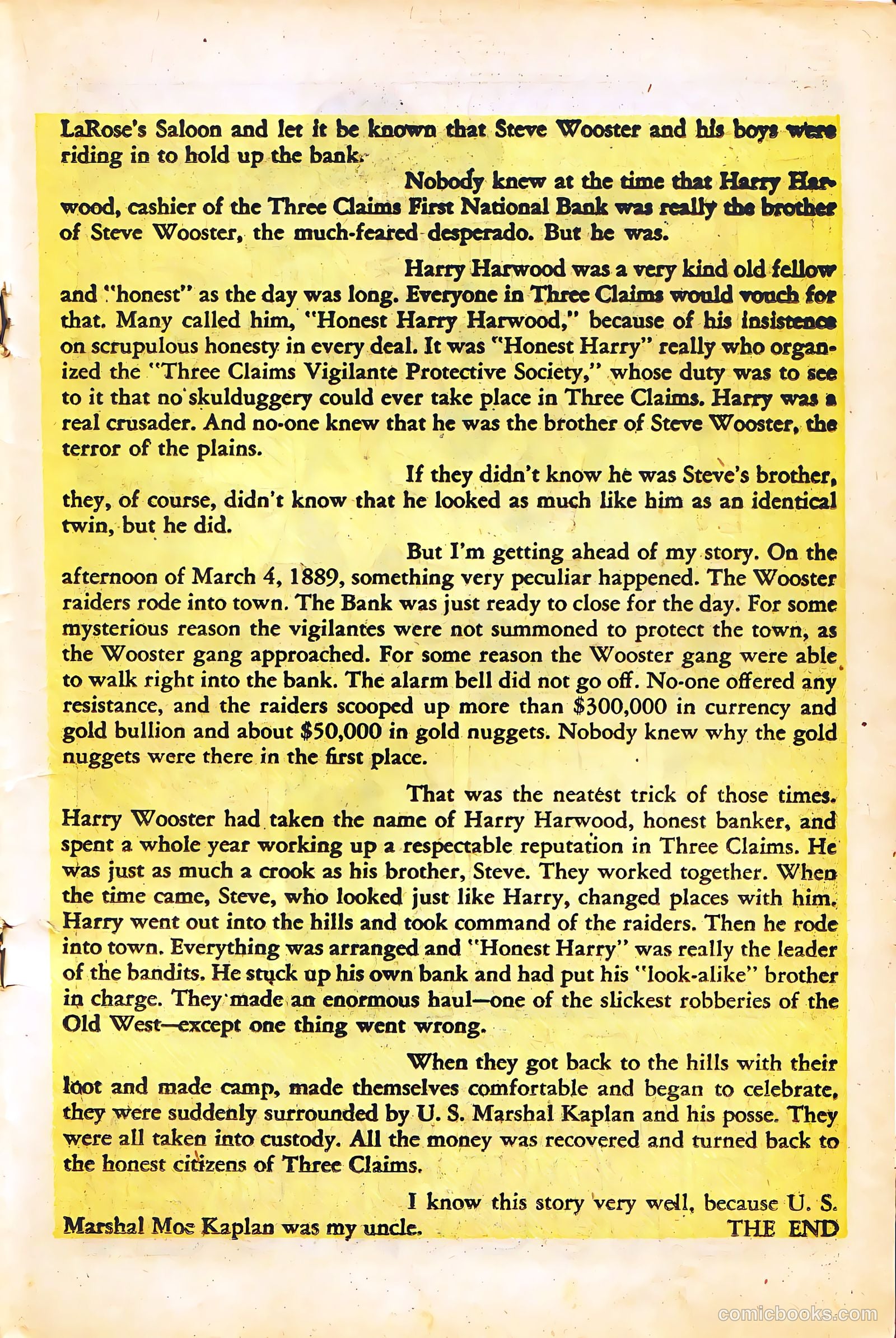 Black Diamond Western #57 — page 19 of 36
