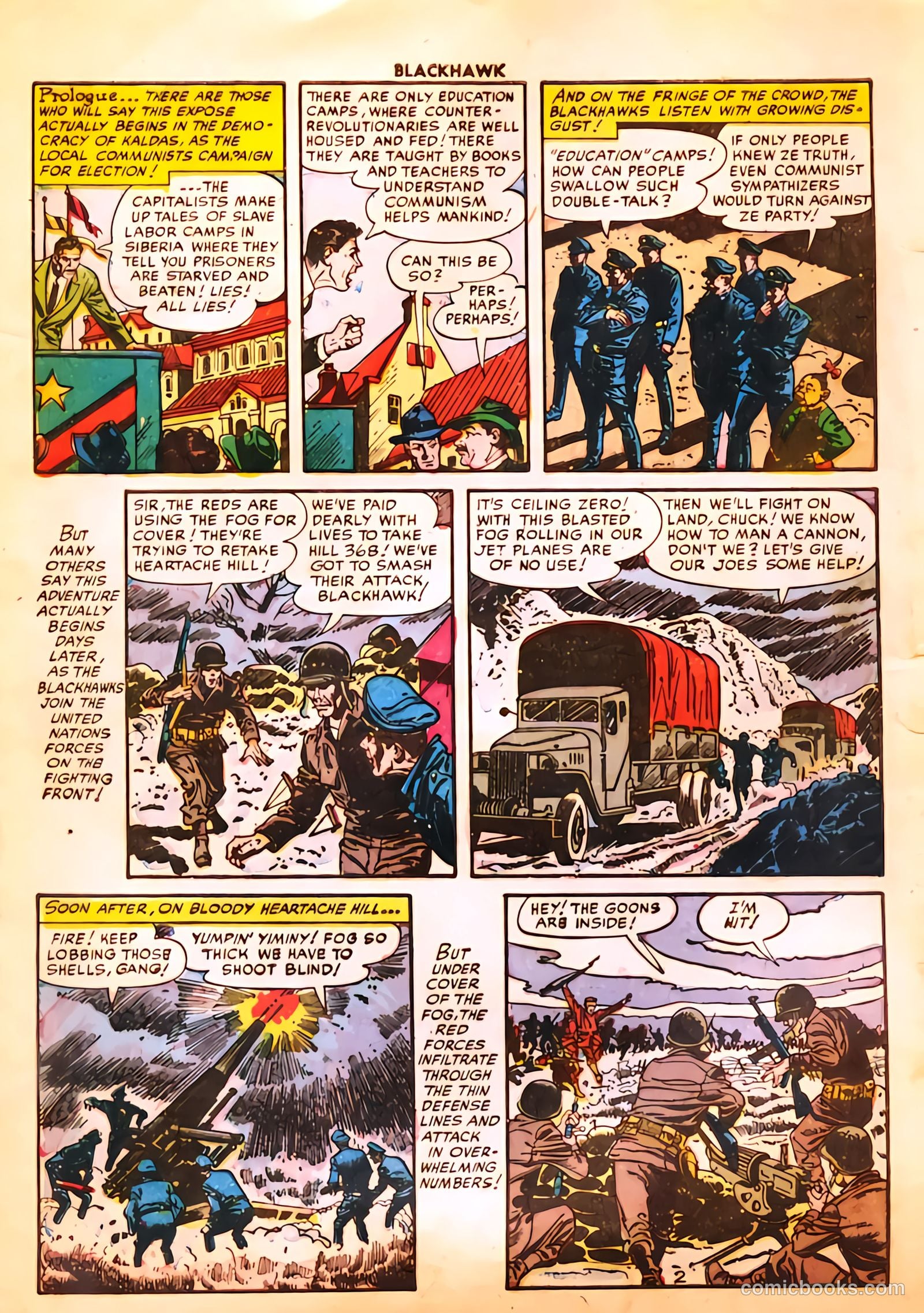 Blackhawk #57 — page 4 of 36