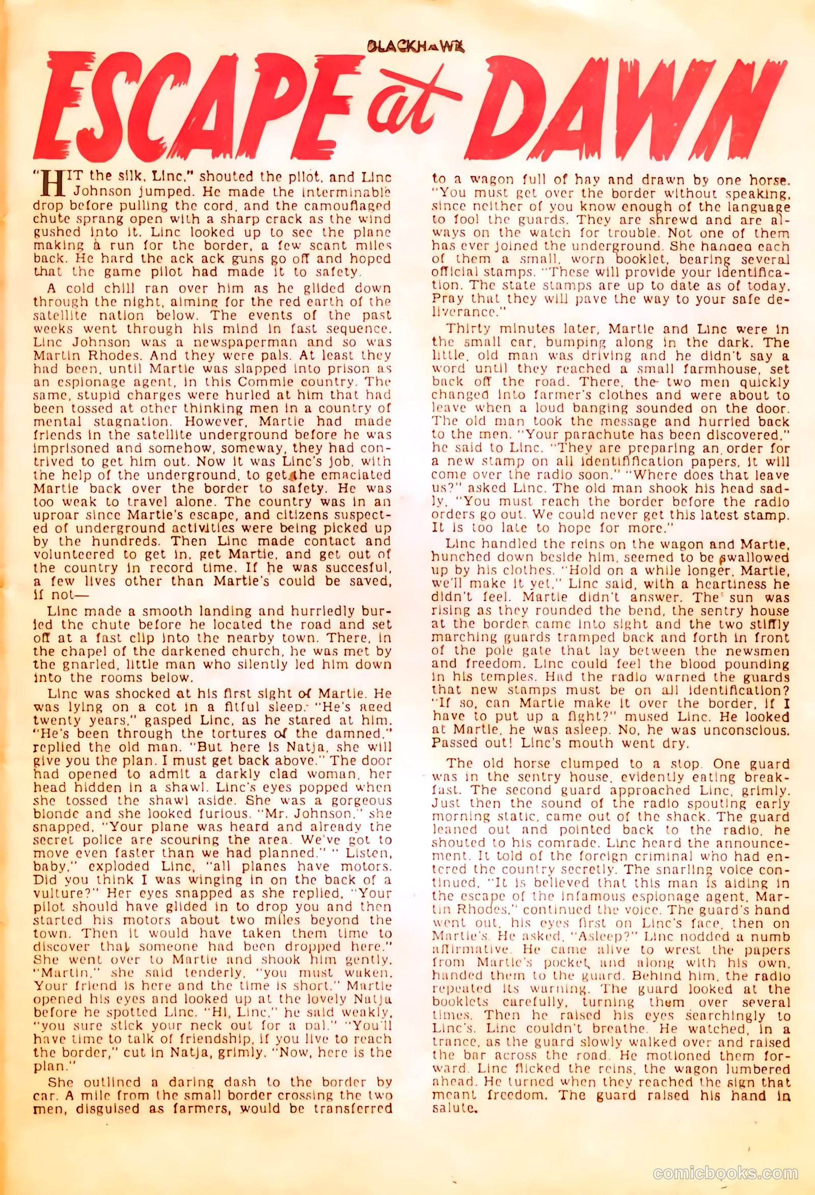 Blackhawk #57 — page 25 of 36