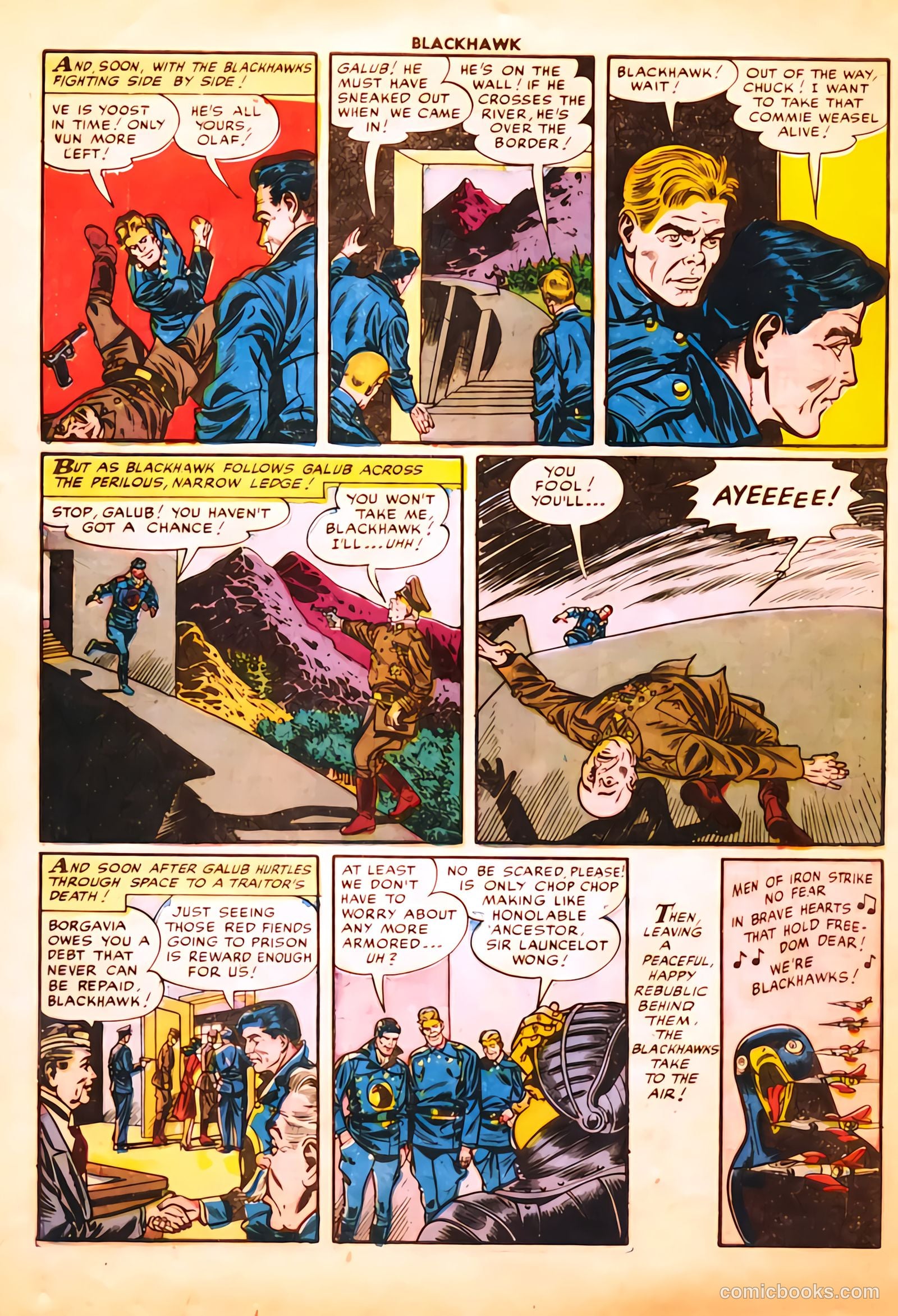 Blackhawk #57 — page 32 of 36