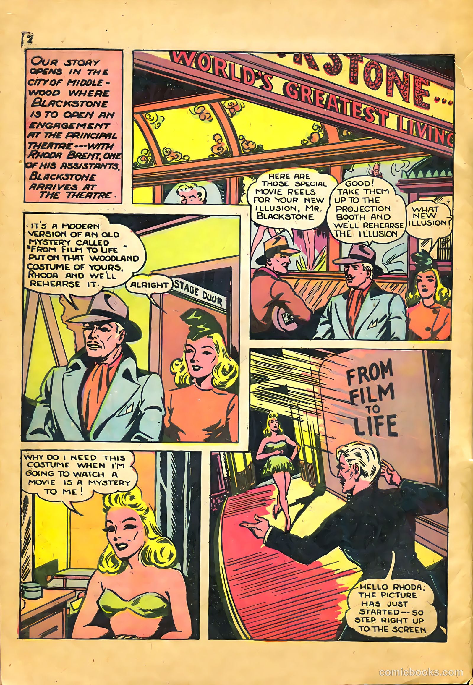 Blackstone Master Magician Comics #1 — page 4 of 52
