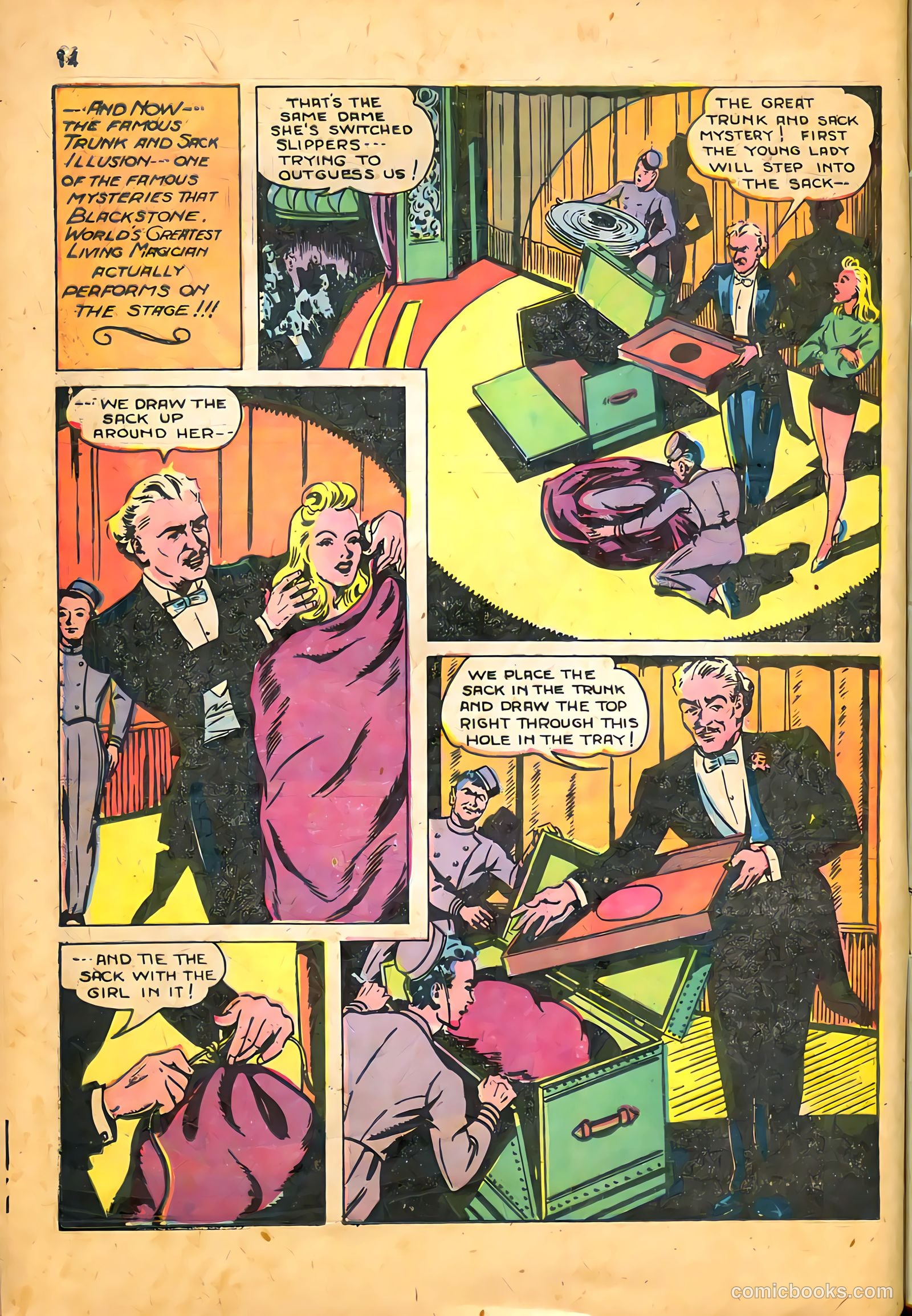 Blackstone Master Magician Comics #1 — page 16 of 52