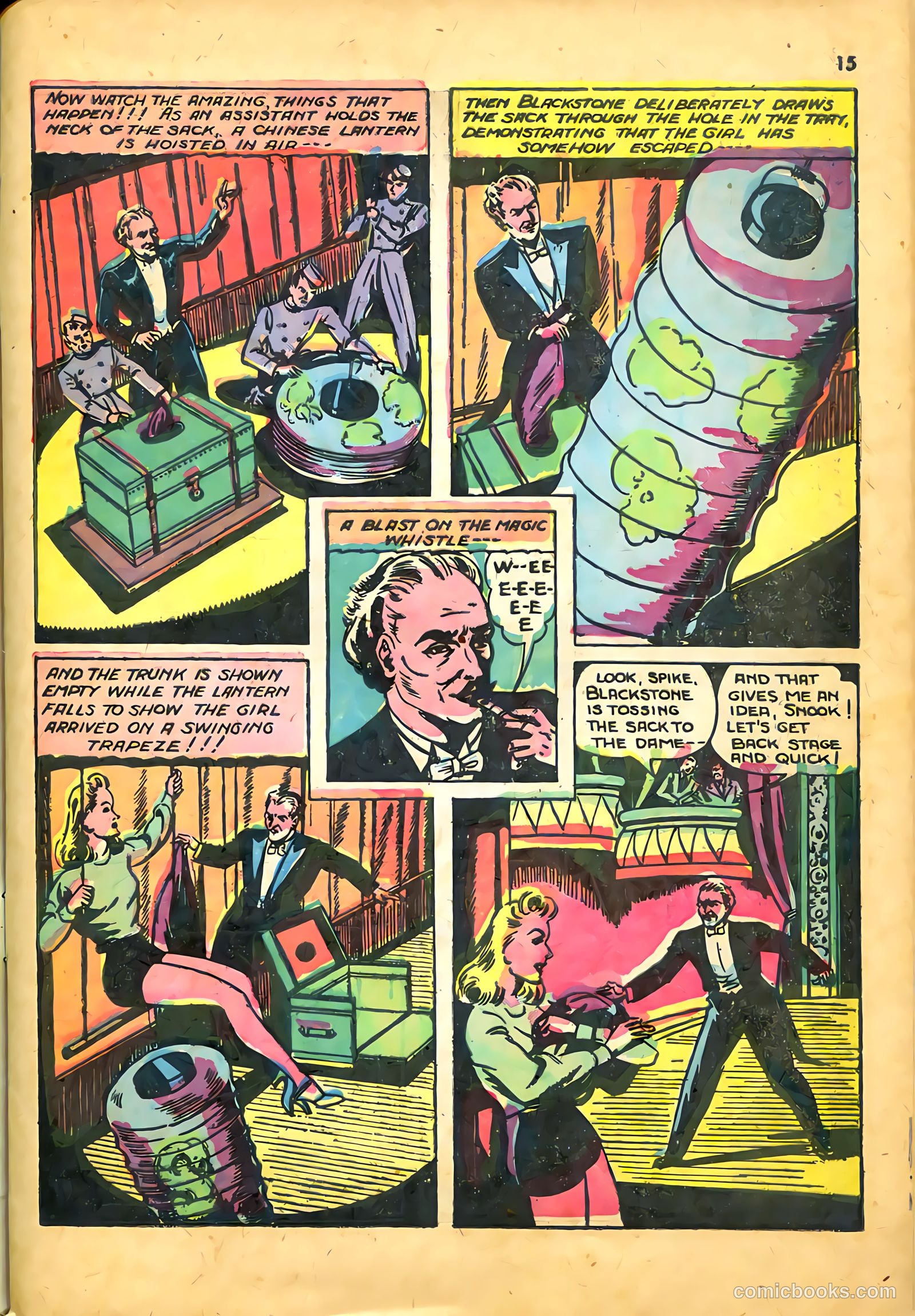 Blackstone Master Magician Comics #1 — page 17 of 52