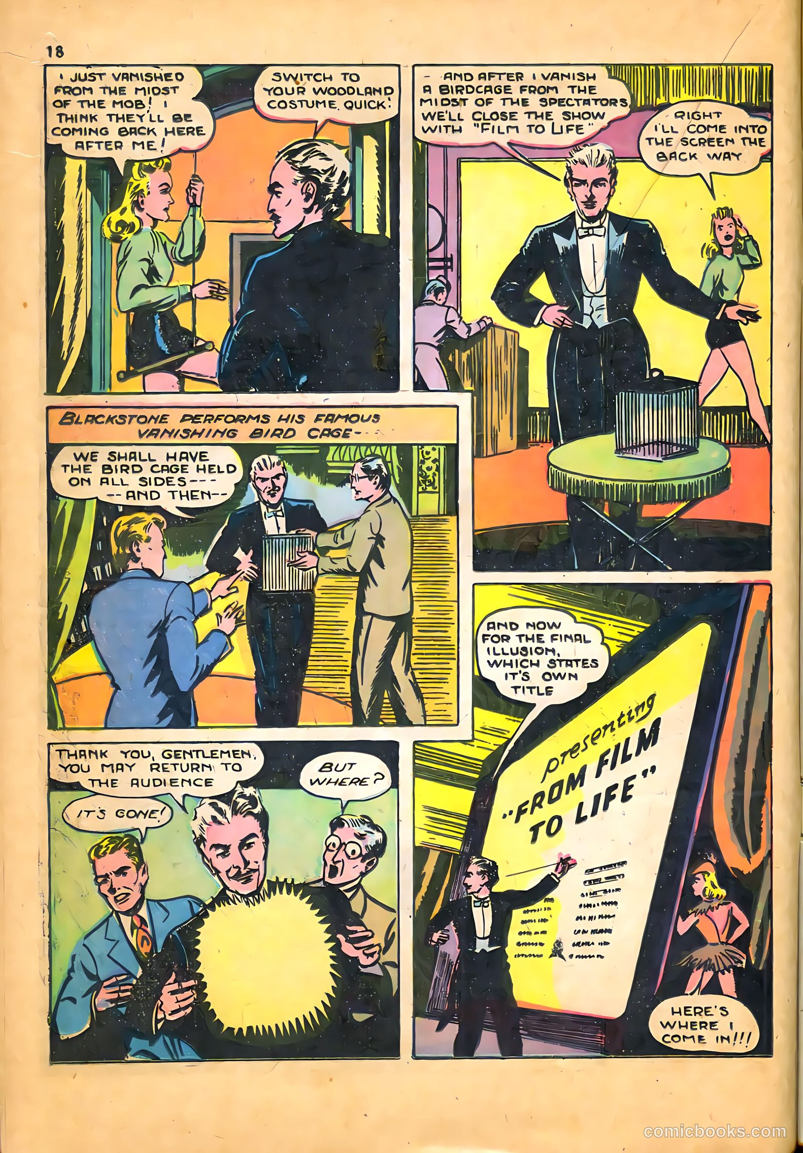 Blackstone Master Magician Comics #1 — page 20 of 52