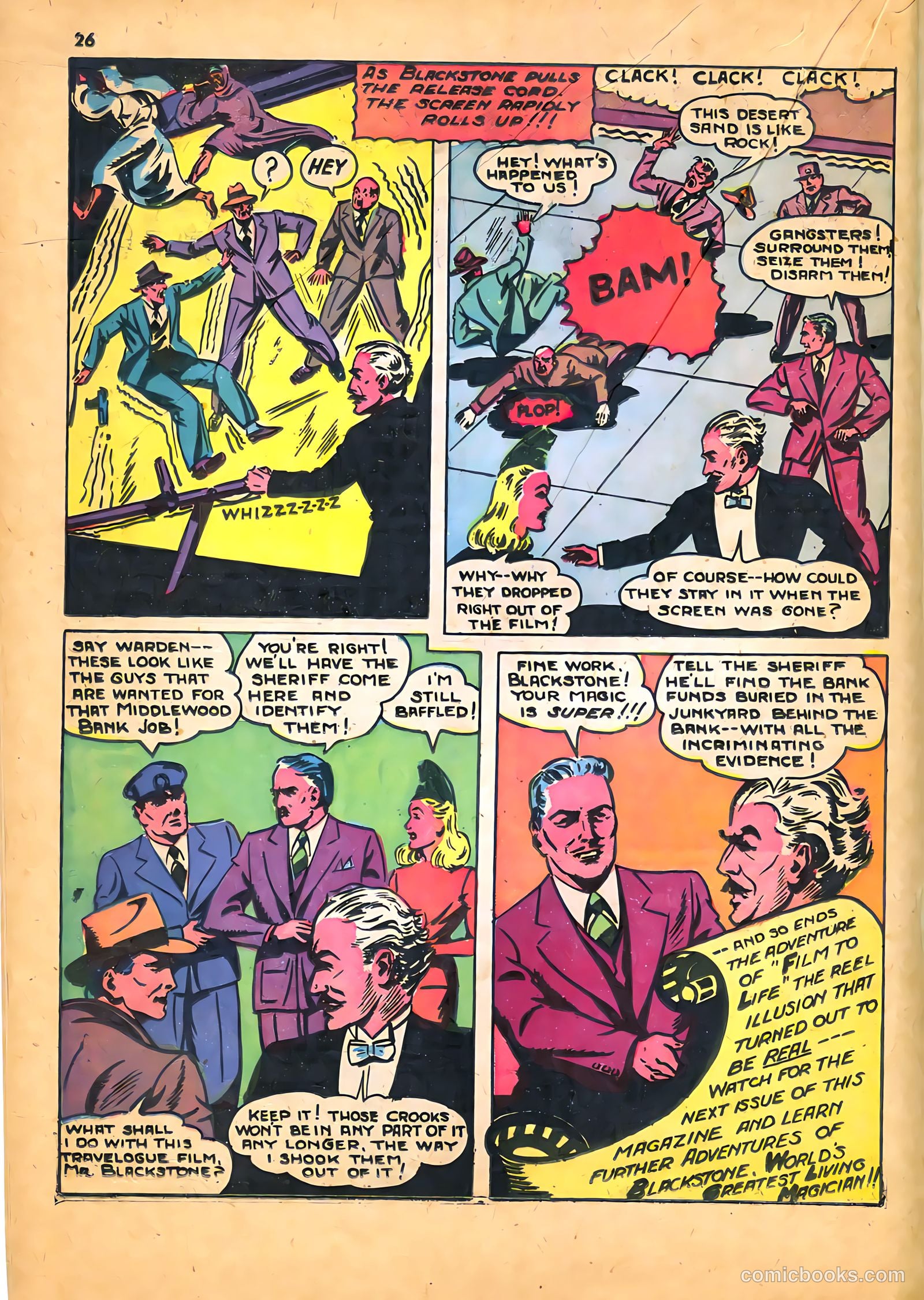 Blackstone Master Magician Comics #1 — page 28 of 52