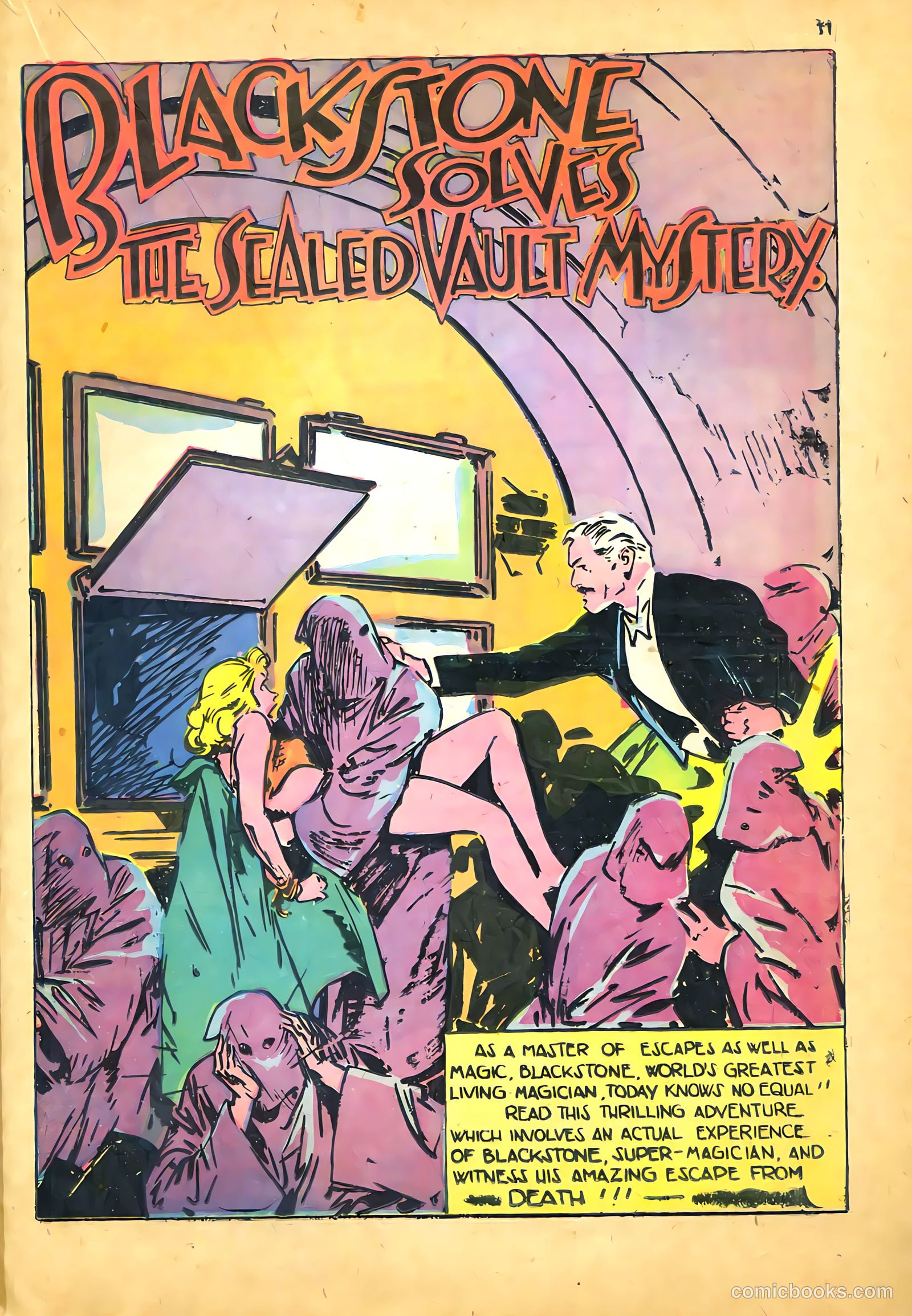 Blackstone Master Magician Comics #1 — page 33 of 52
