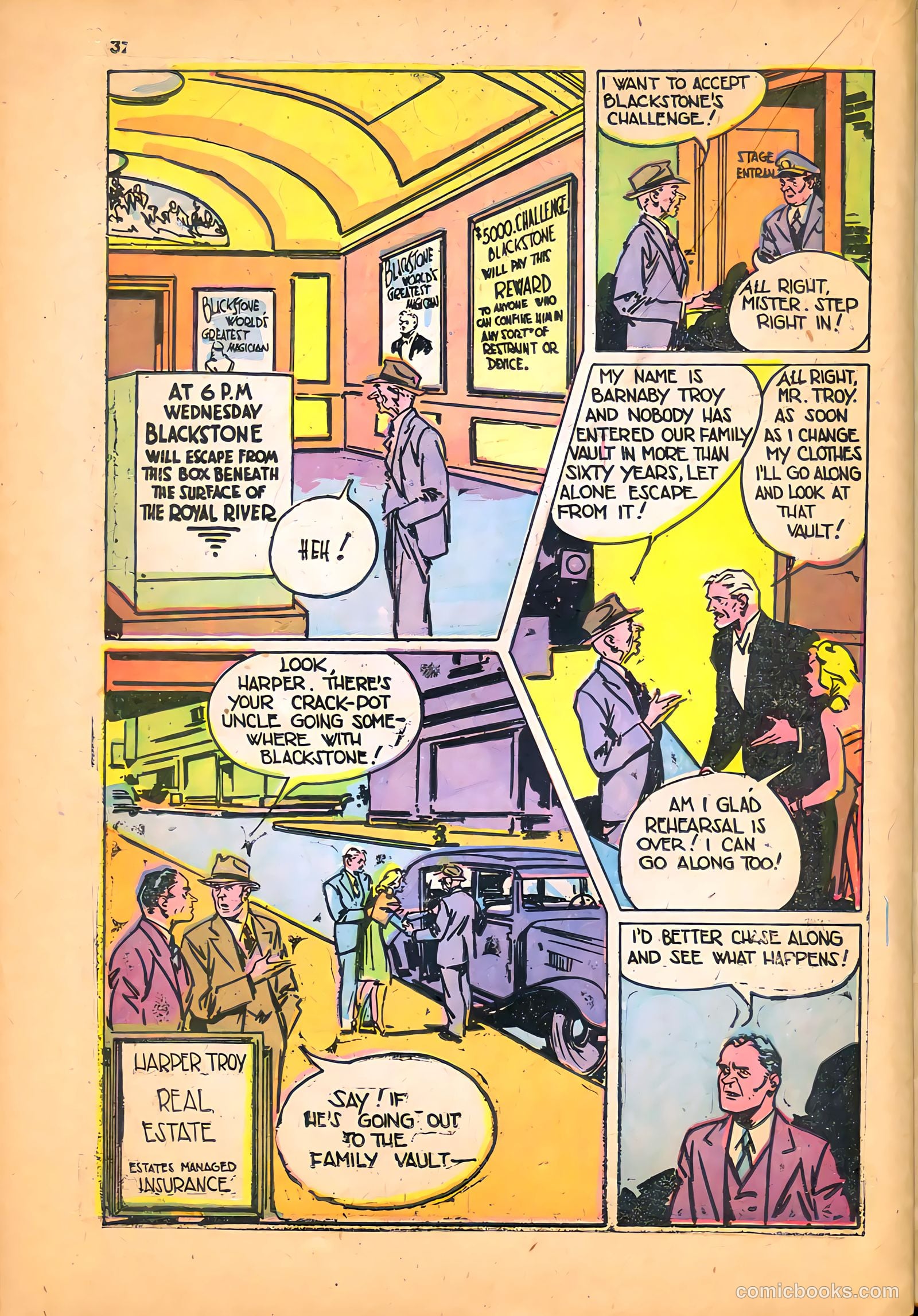 Blackstone Master Magician Comics #1 — page 34 of 52