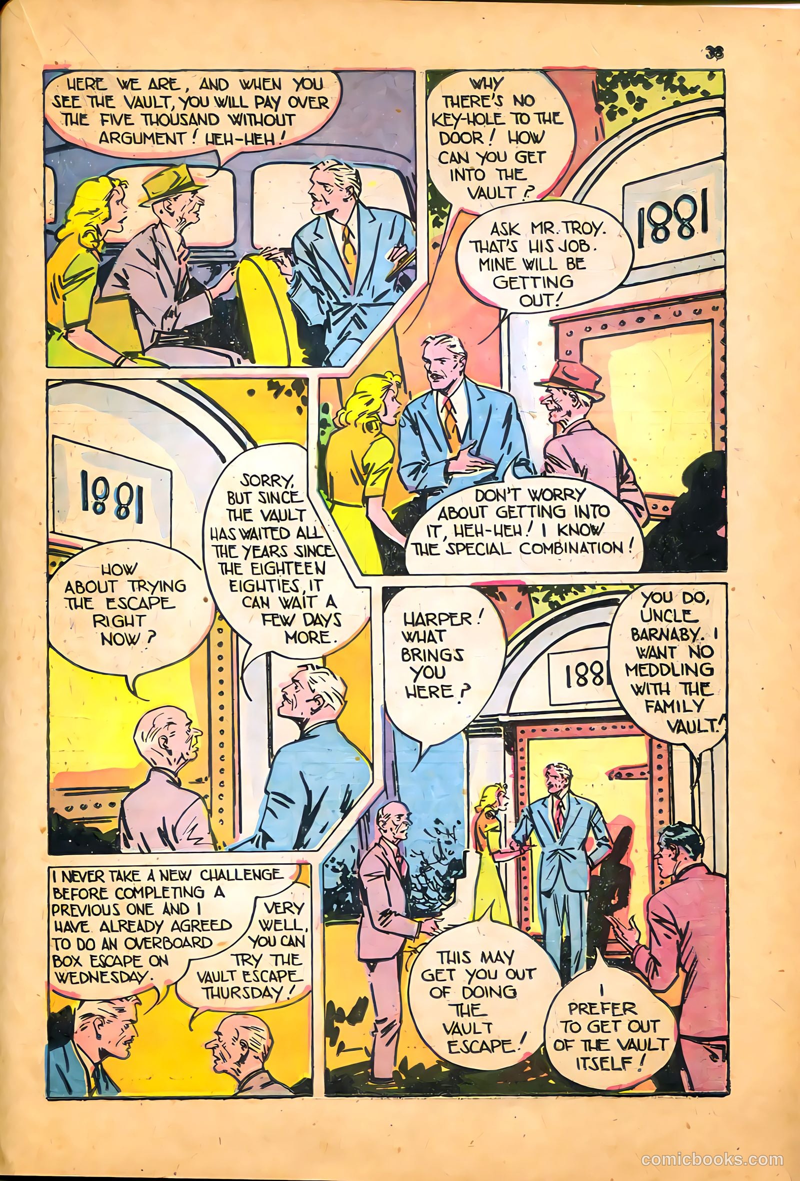 Blackstone Master Magician Comics #1 — page 35 of 52