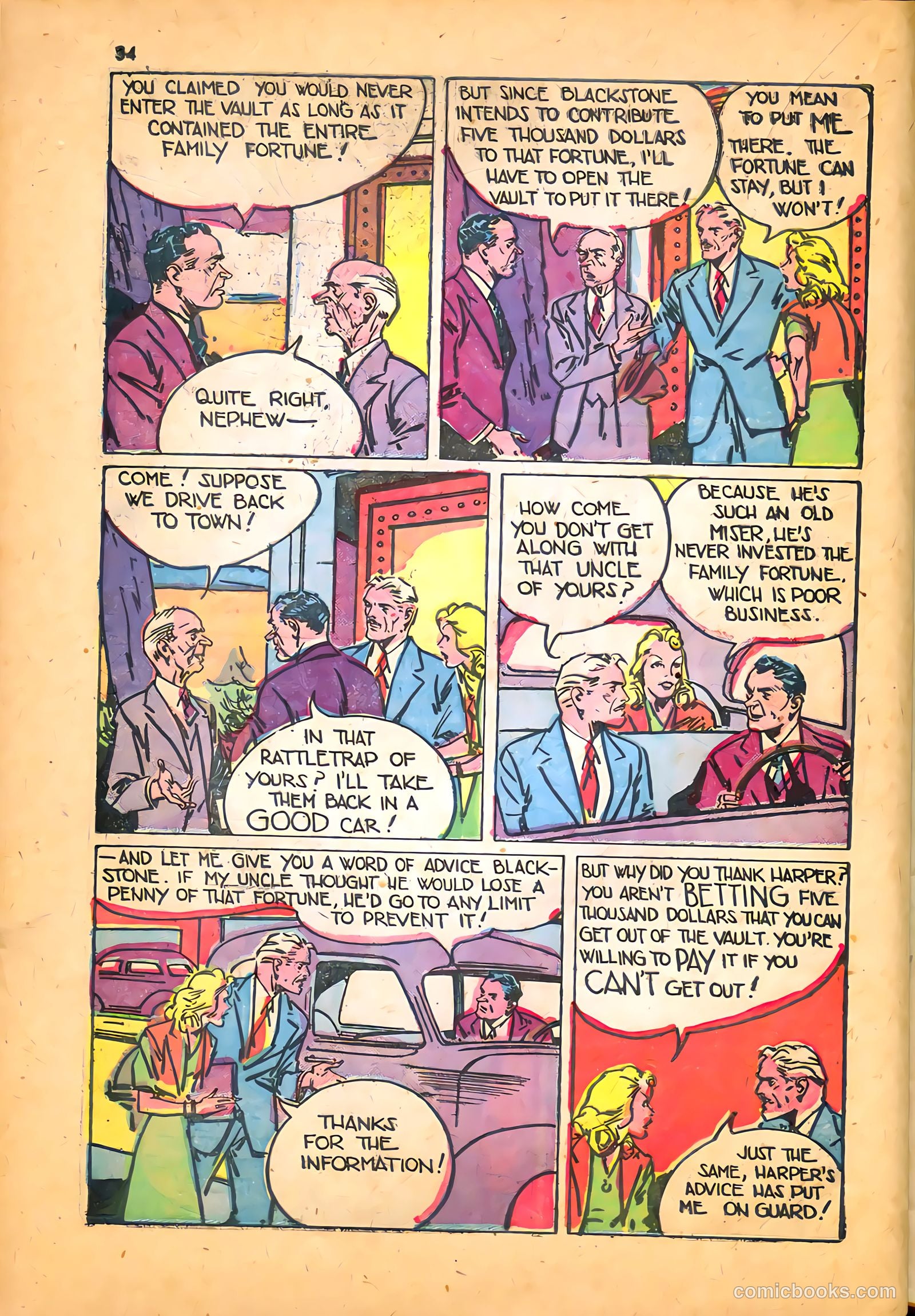 Blackstone Master Magician Comics #1 — page 36 of 52