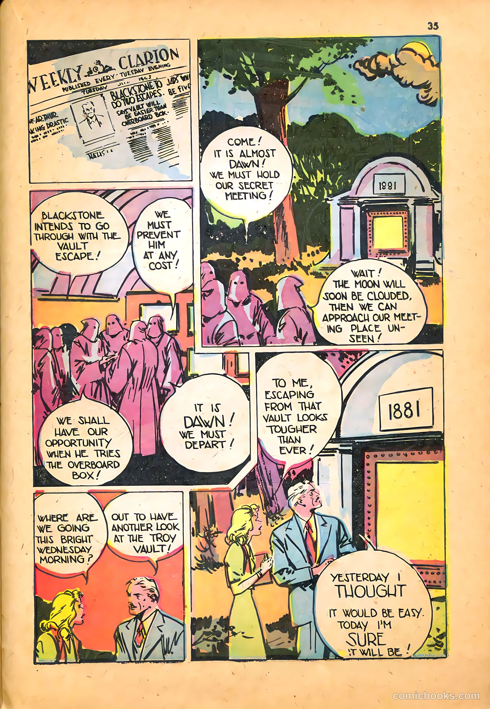 Blackstone Master Magician Comics #1 — page 37 of 52