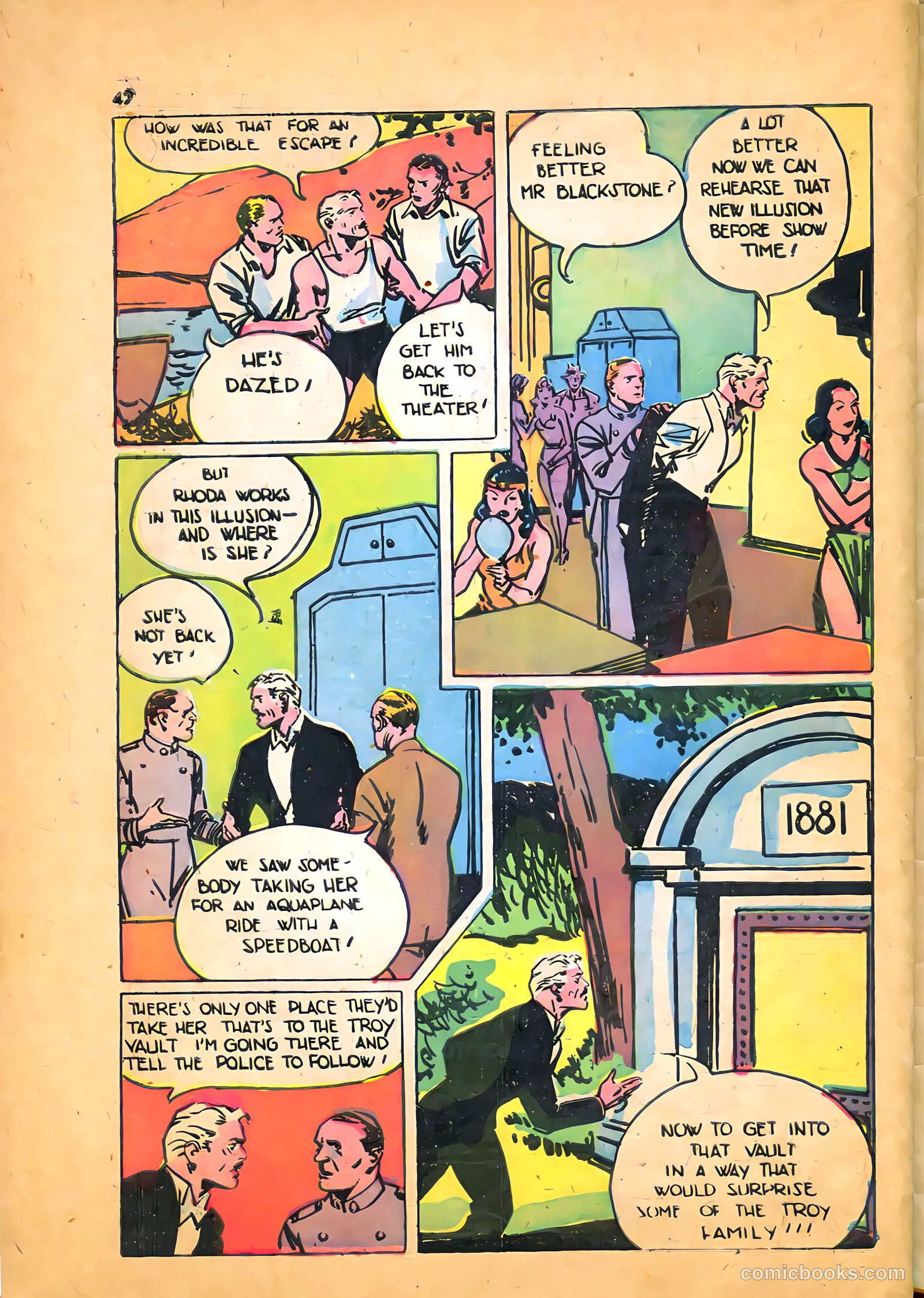 Blackstone Master Magician Comics #1 — page 44 of 52