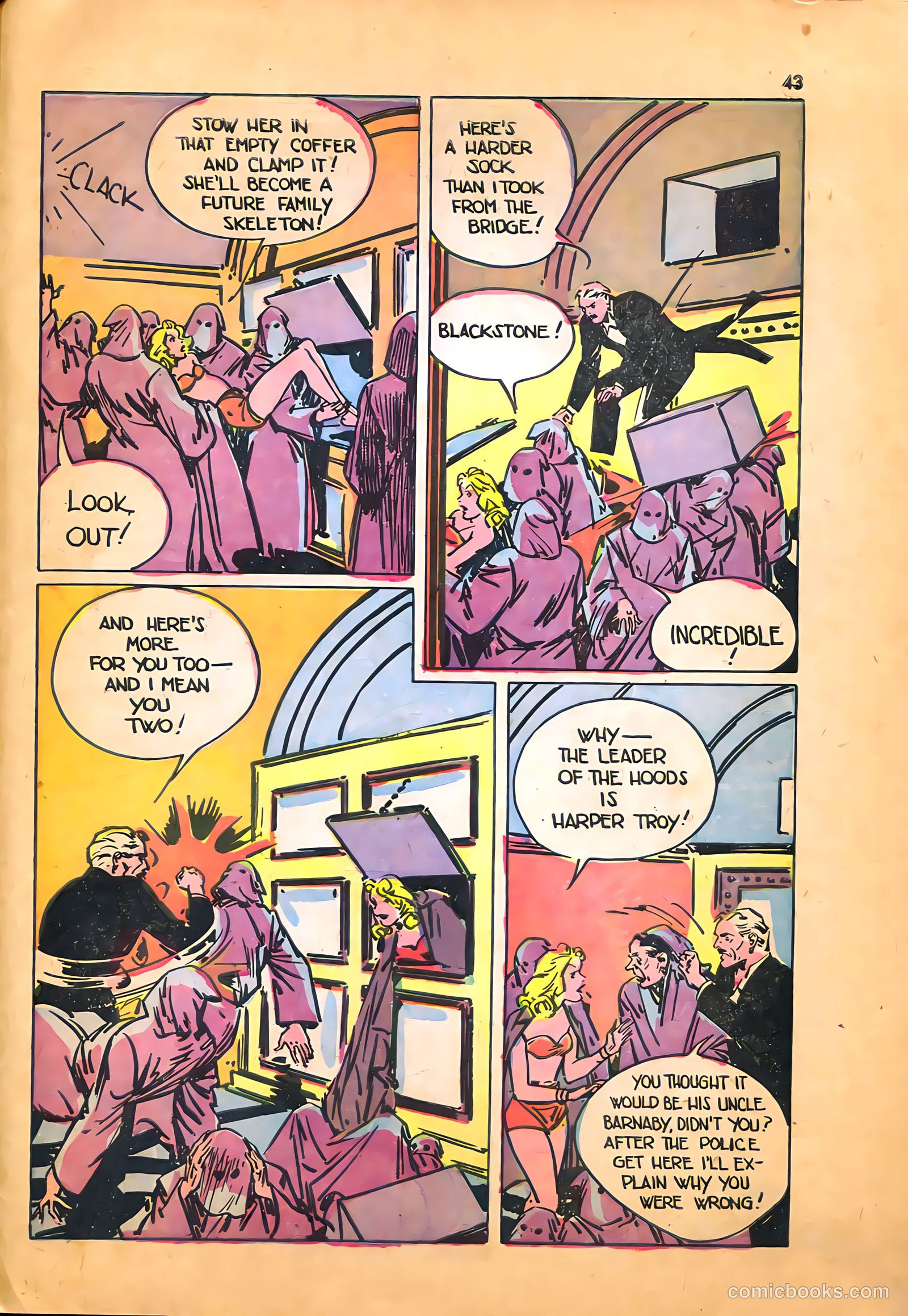 Blackstone Master Magician Comics #1 — page 45 of 52