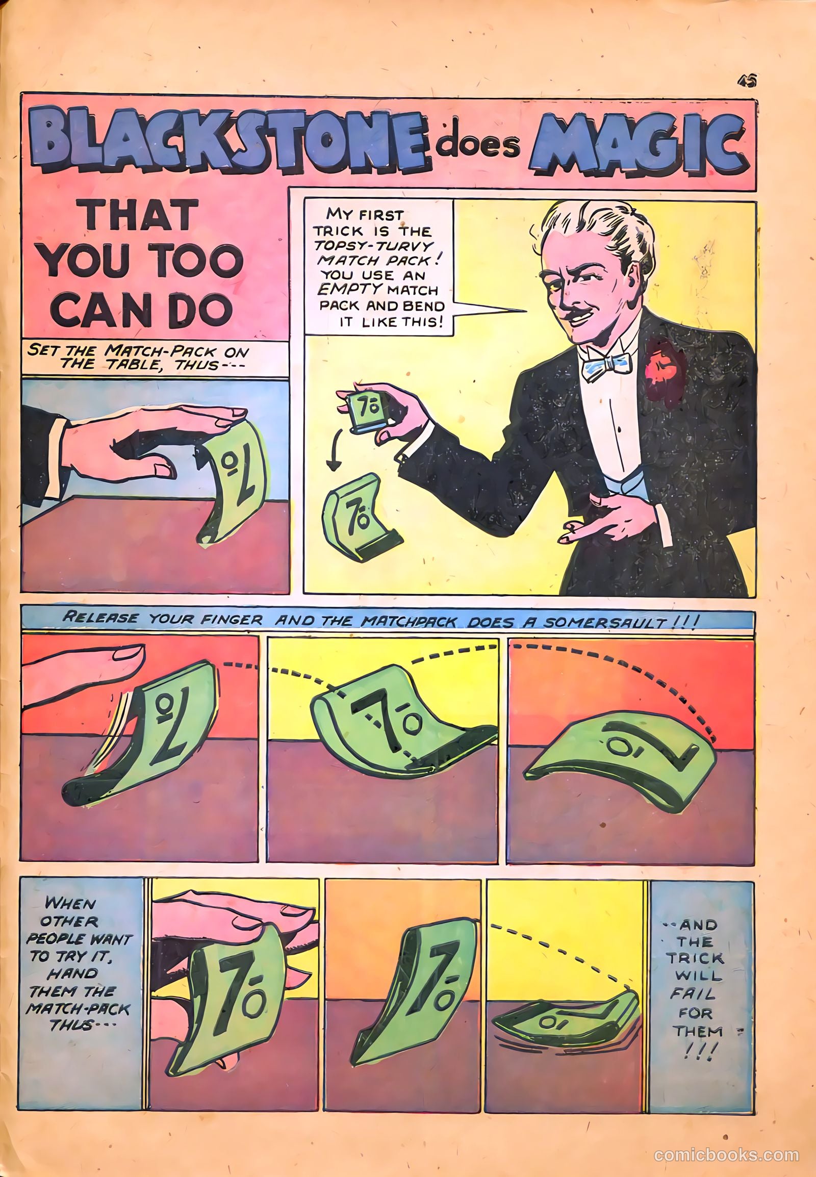 Blackstone Master Magician Comics #1 — page 47 of 52