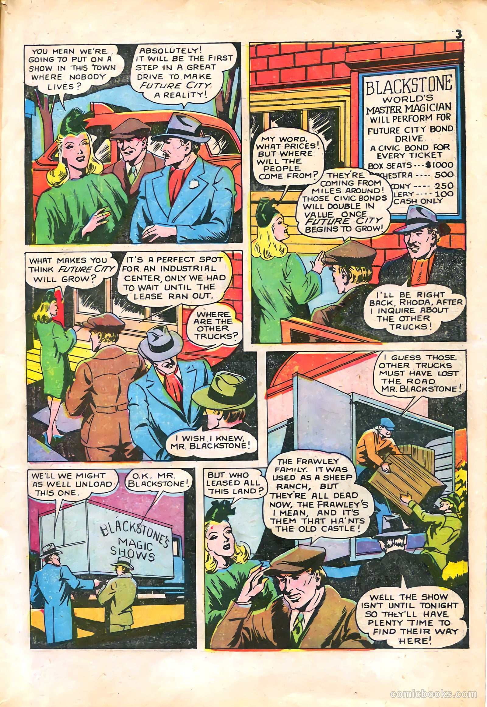 Blackstone Master Magician Comics #2 — page 5 of 52