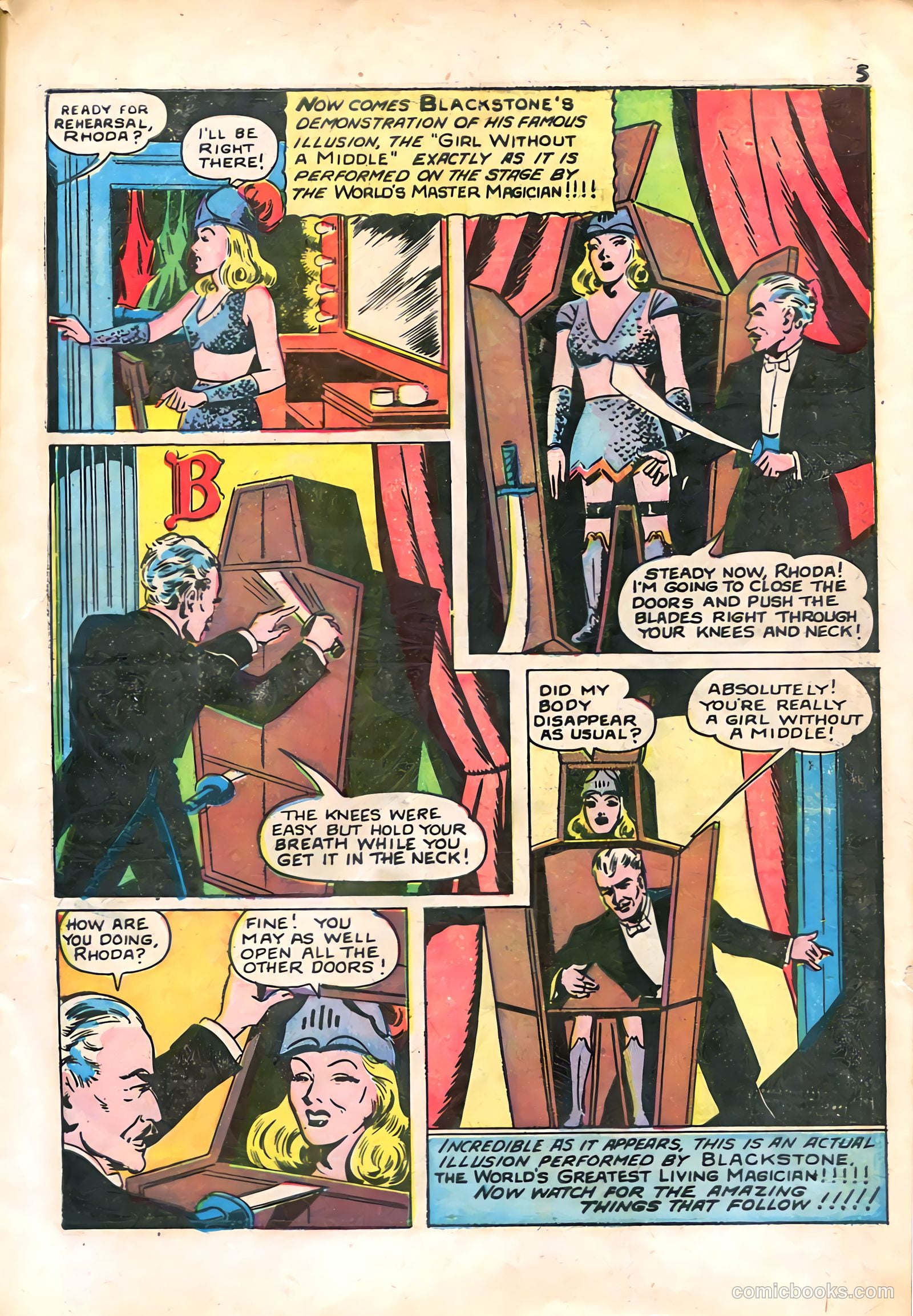 Blackstone Master Magician Comics #2 — page 7 of 52