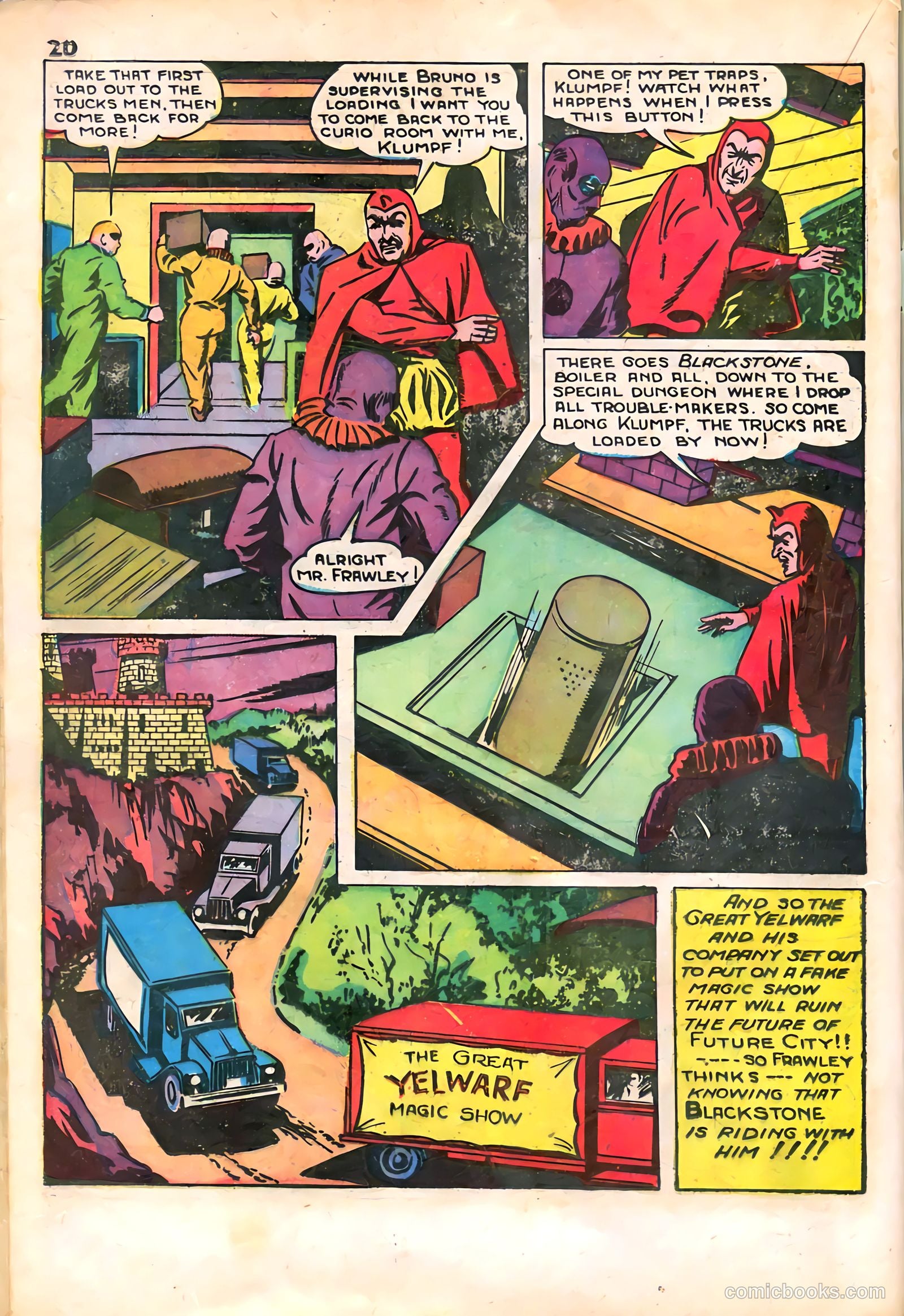 Blackstone Master Magician Comics #2 — page 22 of 52