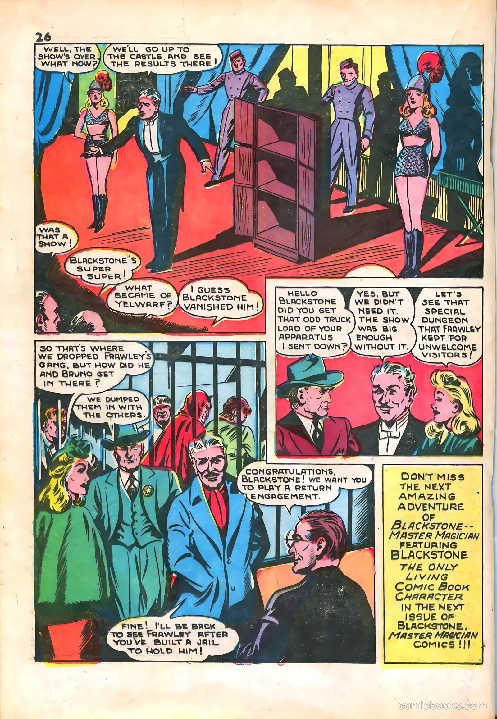 Blackstone Master Magician Comics #2 — page 28 of 52