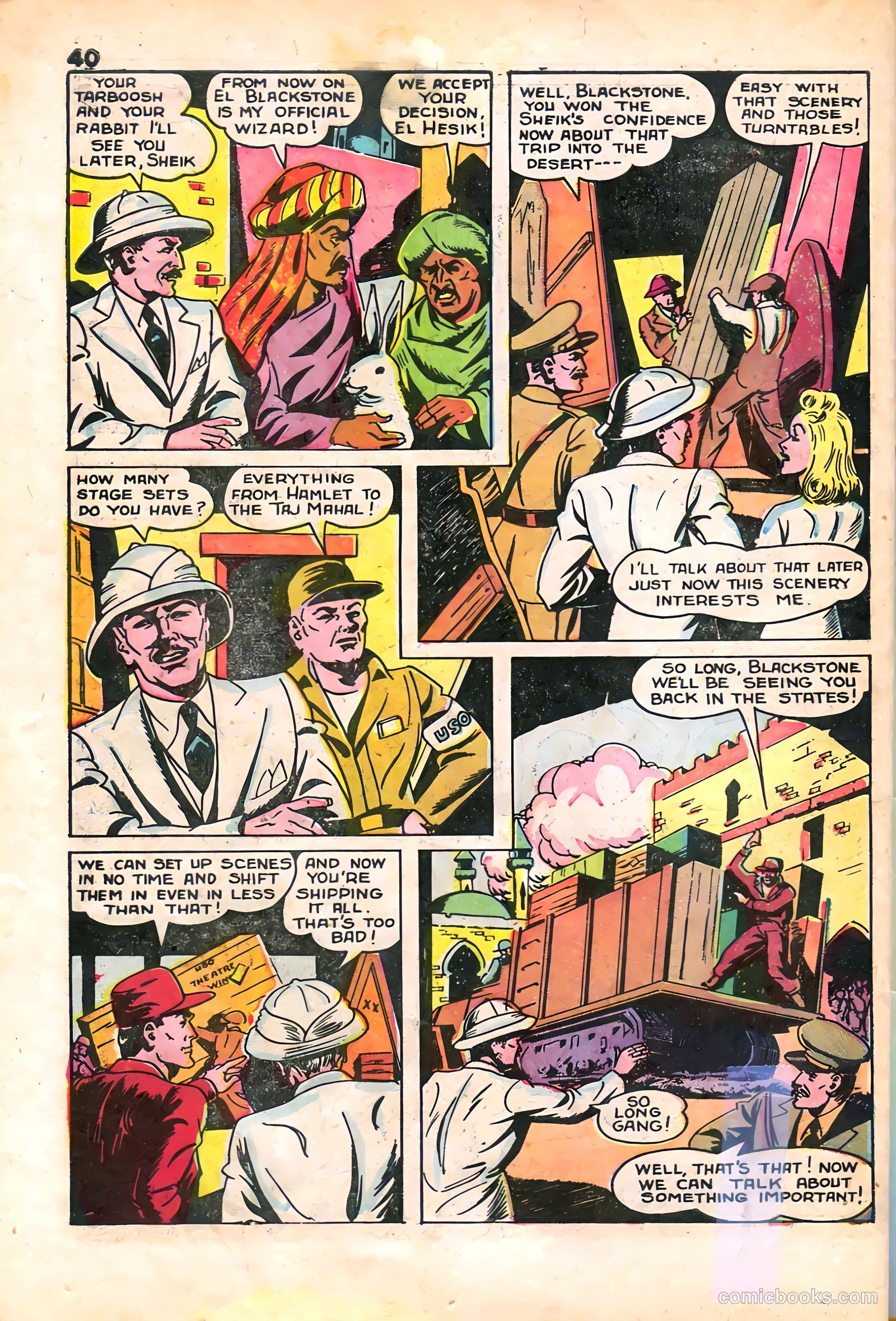 Blackstone Master Magician Comics #2 — page 42 of 52