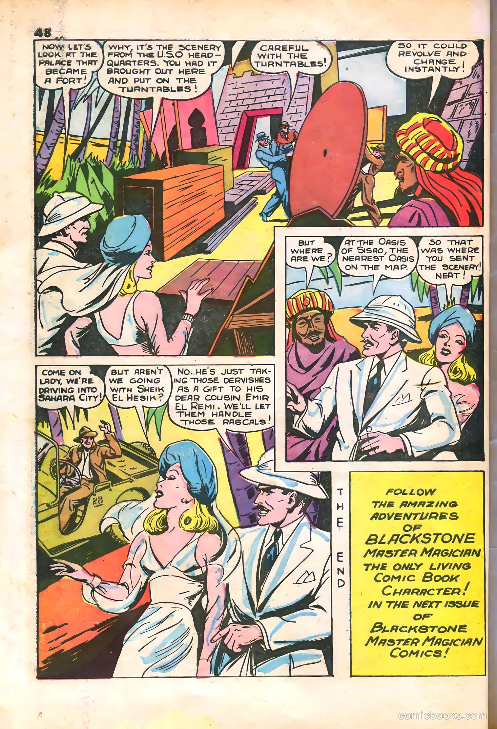 Blackstone Master Magician Comics #2 — page 50 of 52