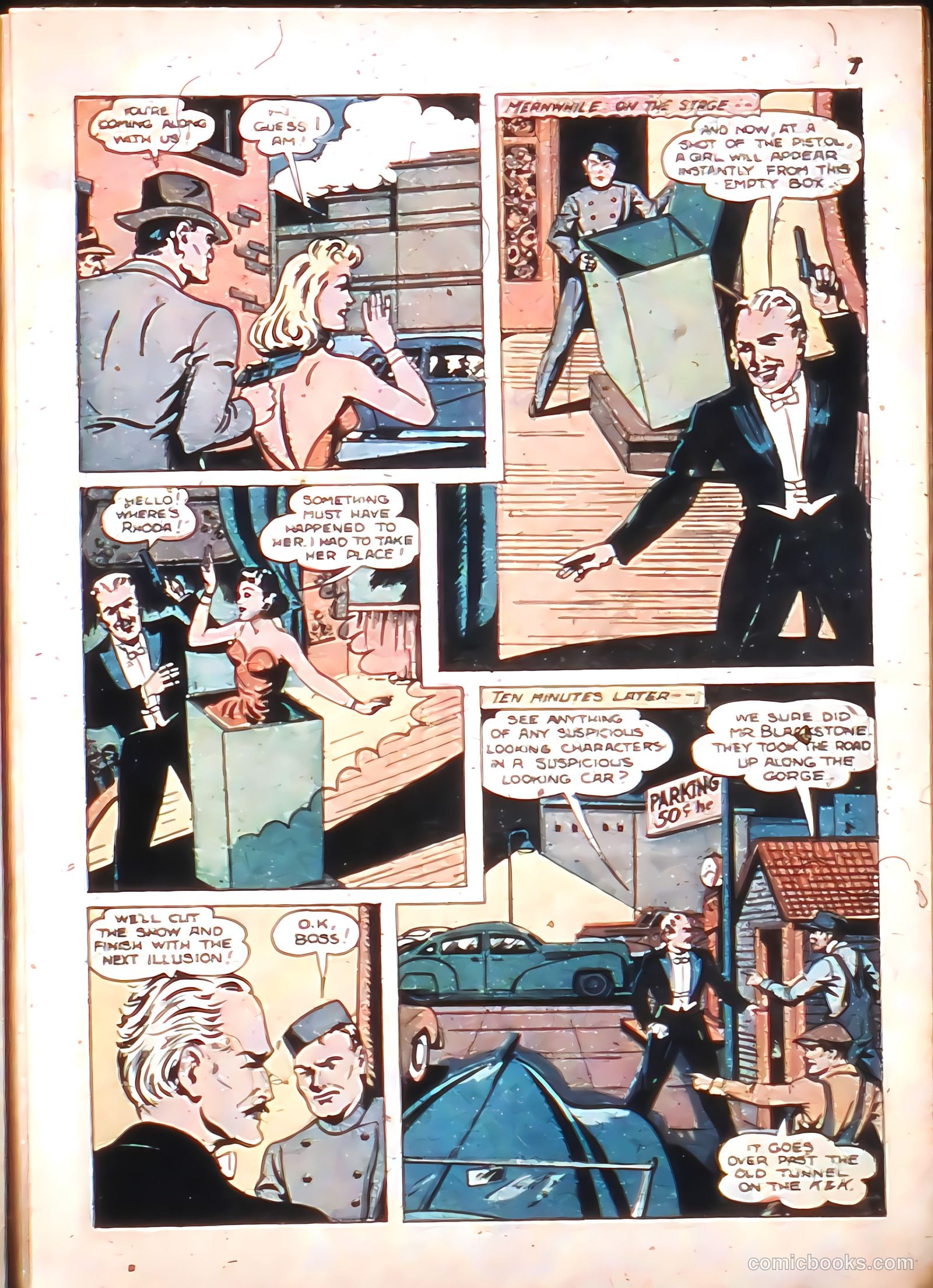 Blackstone Master Magician Comics #3 — page 9 of 52