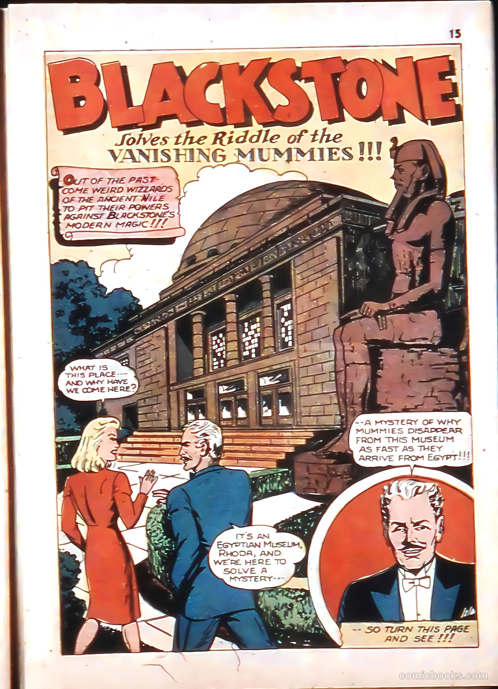 Blackstone Master Magician Comics #3 — page 17 of 52