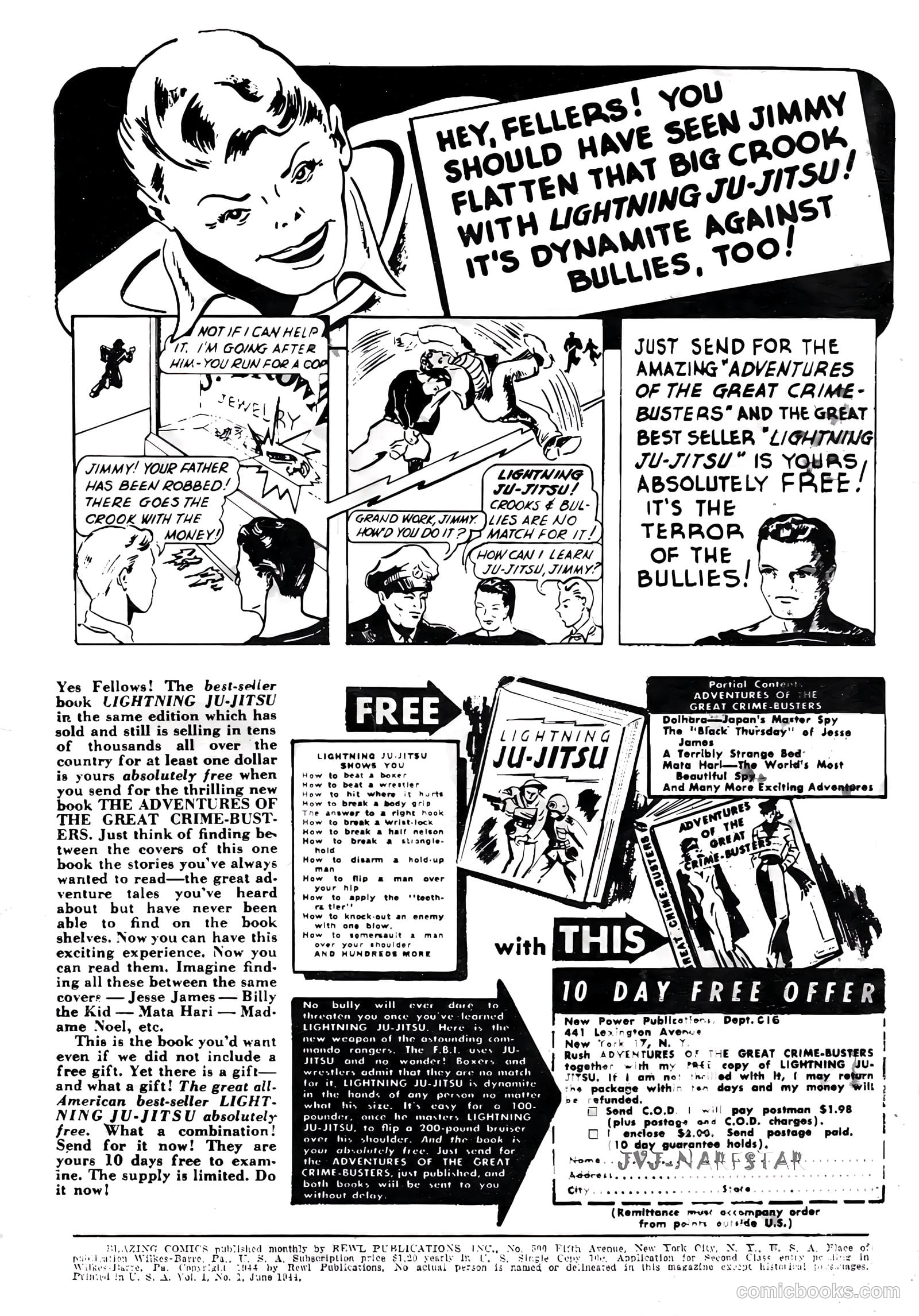 Blazing Comics #1 — page 3 of 53