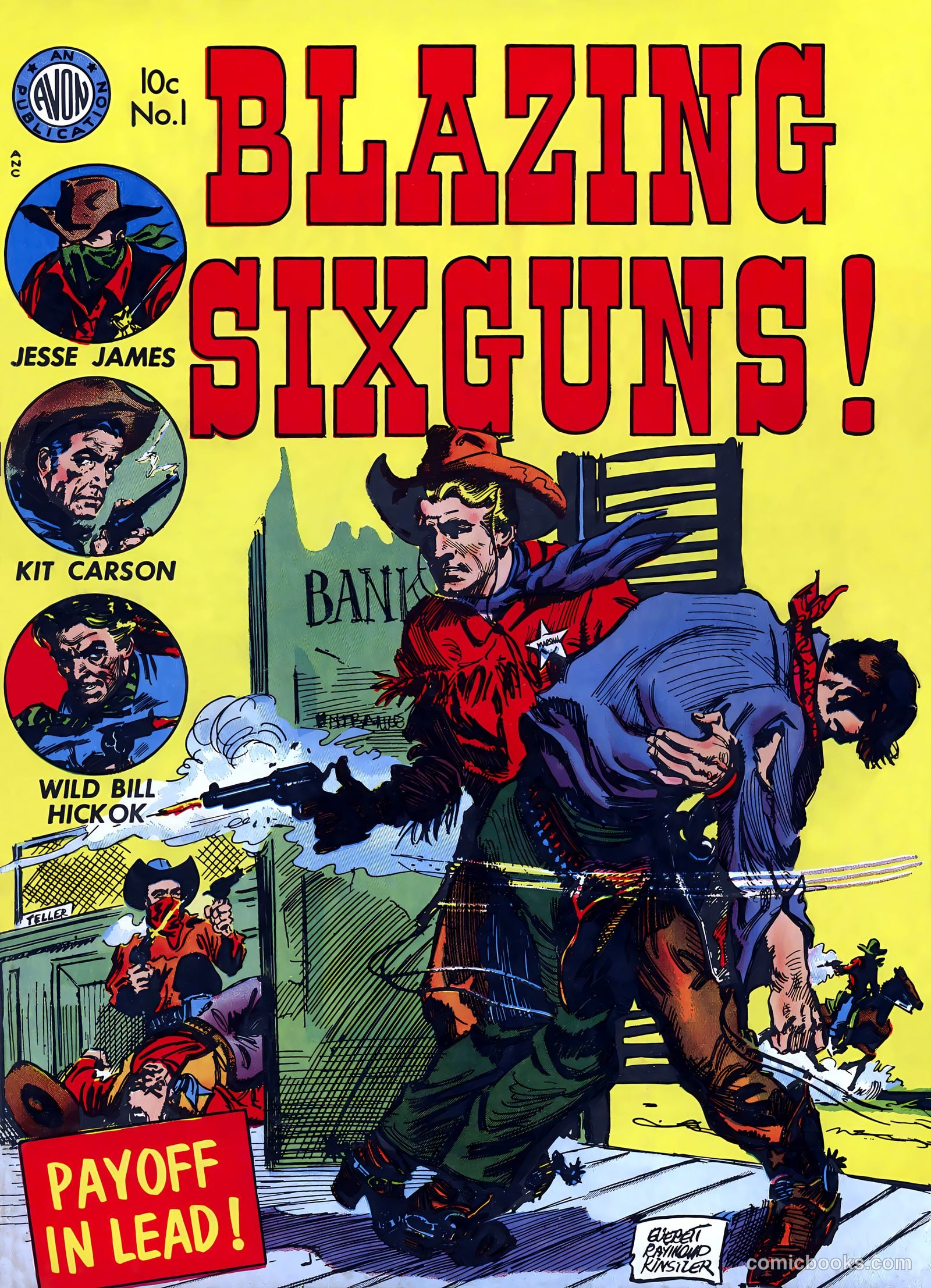 Blazing Six Guns #1 — page 1 of 36
