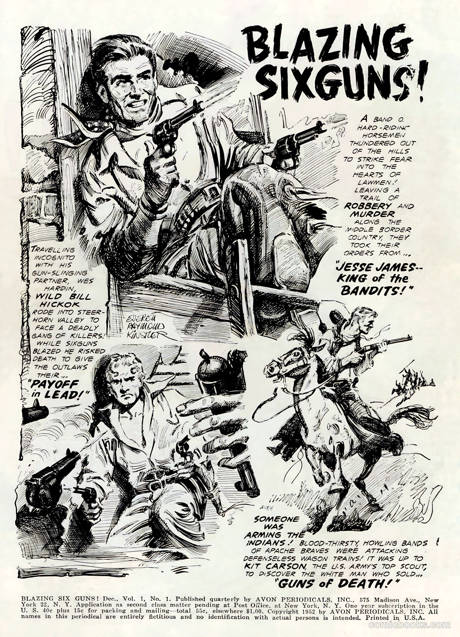 Blazing Six Guns #1 — page 2 of 36