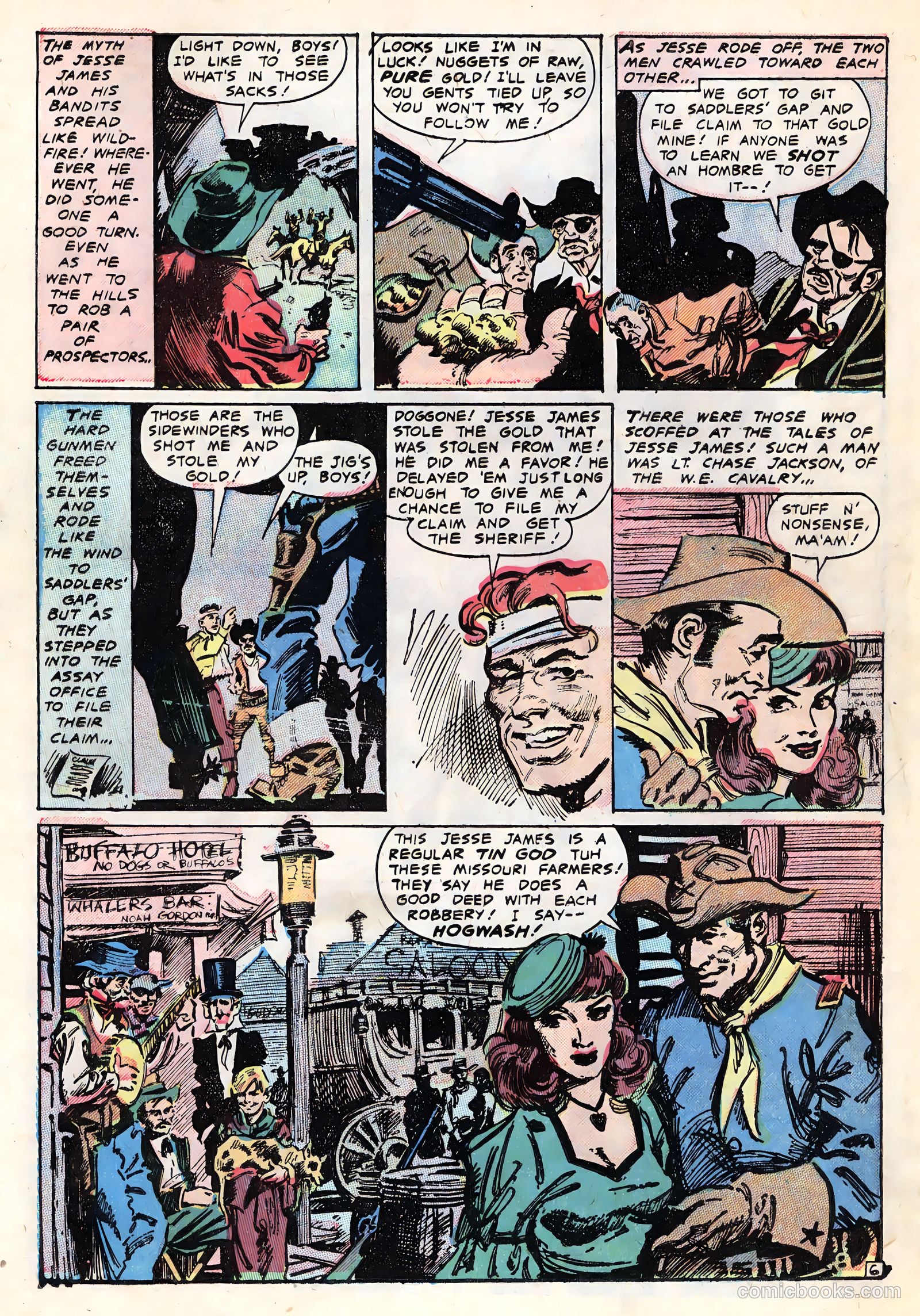 Blazing Six Guns #1 — page 8 of 36