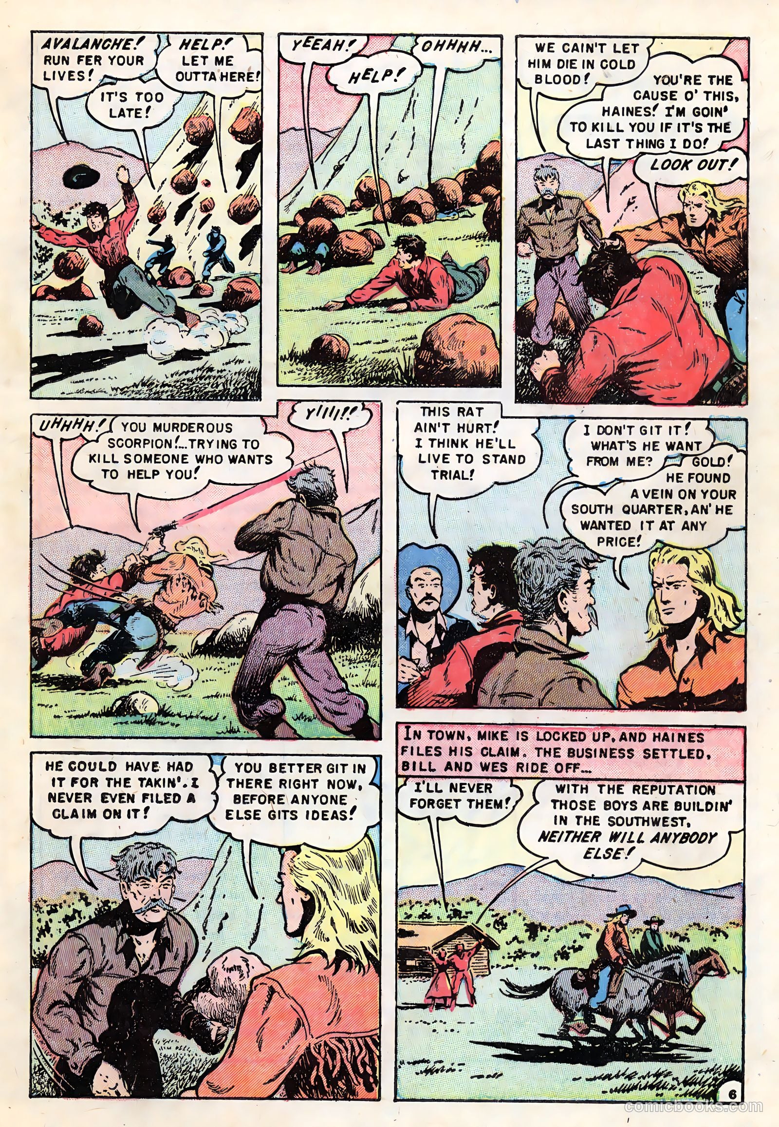 Blazing Six Guns #1 — page 17 of 36