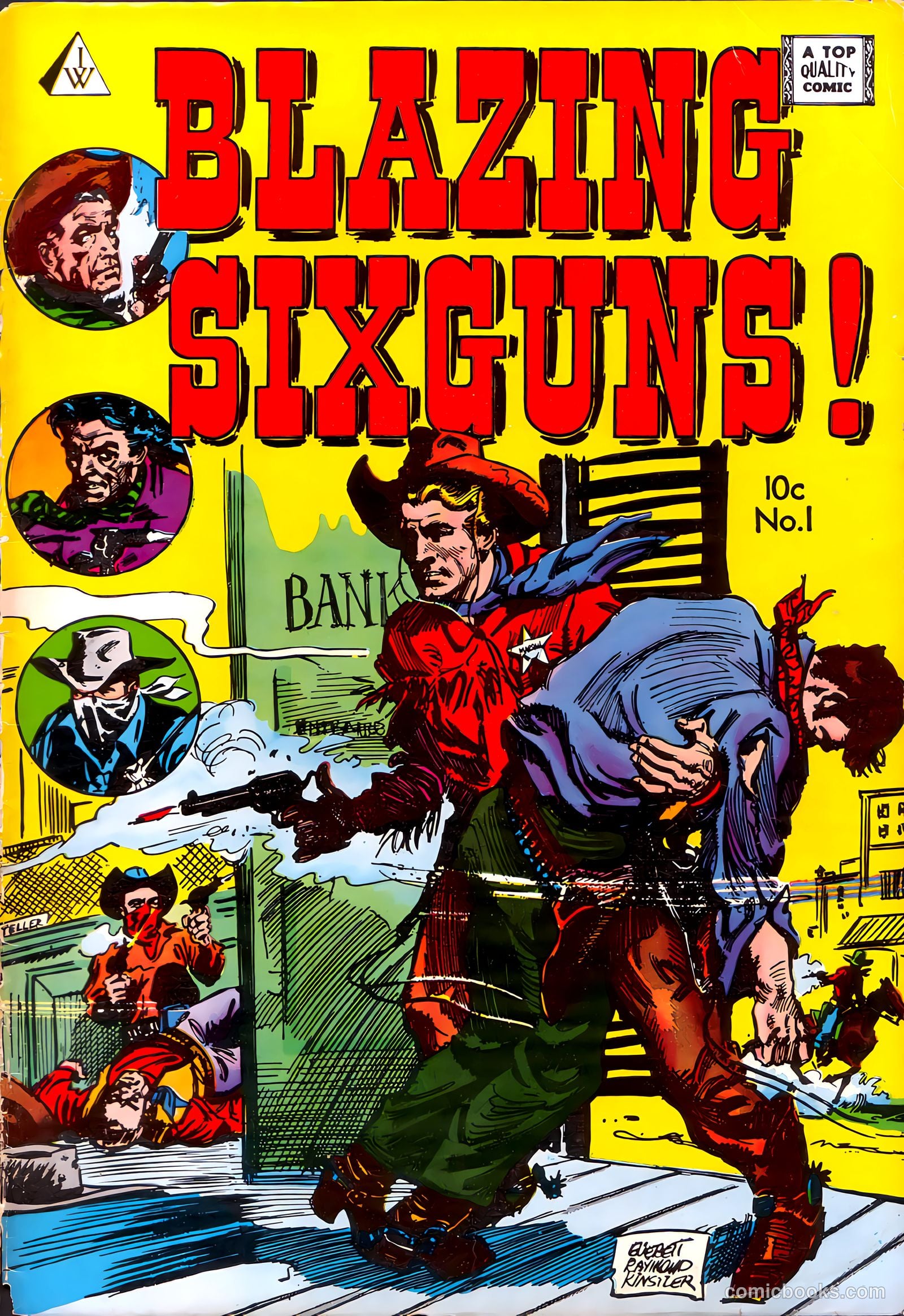 Blazing Sixguns #1 — page 1 of 37